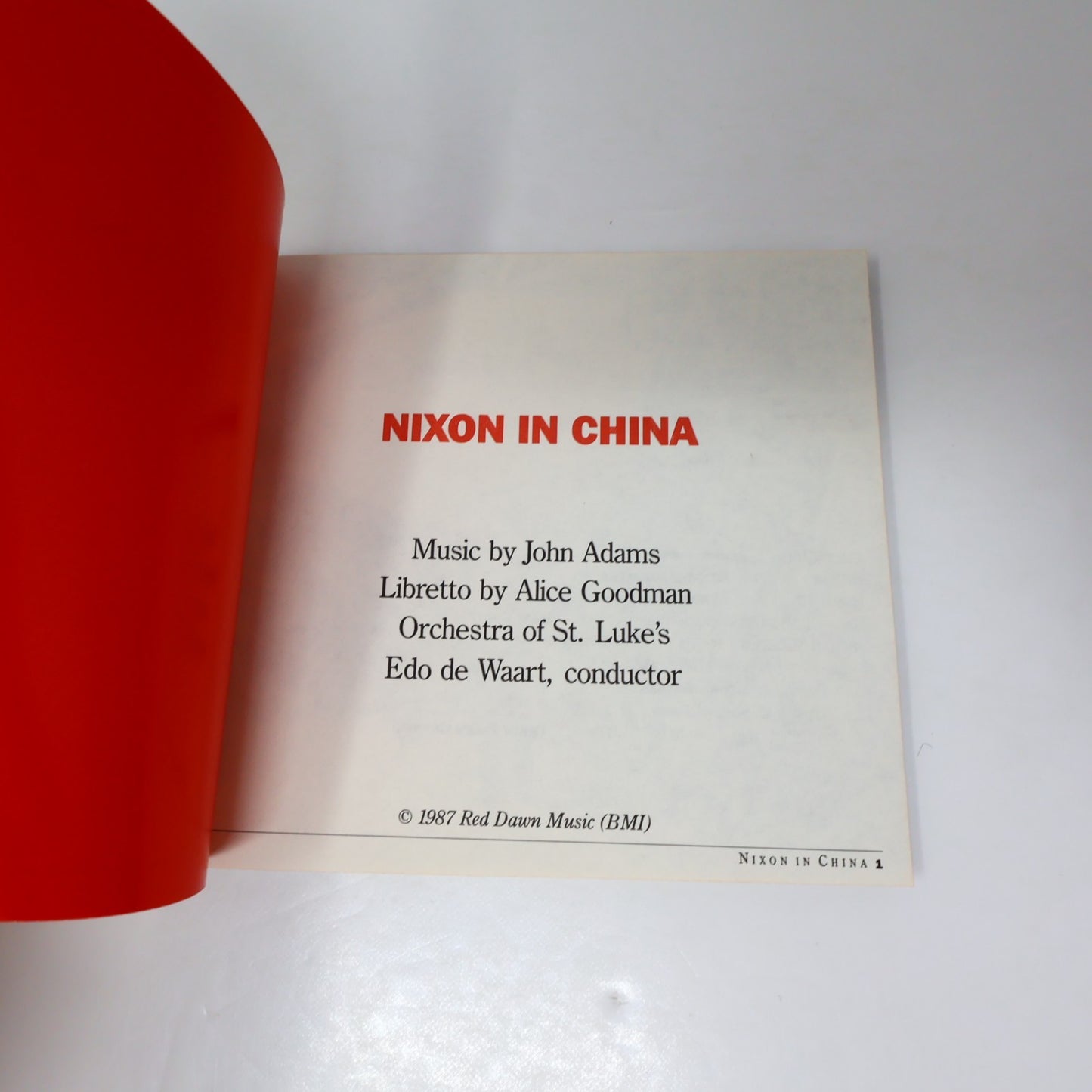 John Adams Nixon In China Opera in Three Acts 2x Cassettes Box Set Edo de Waart