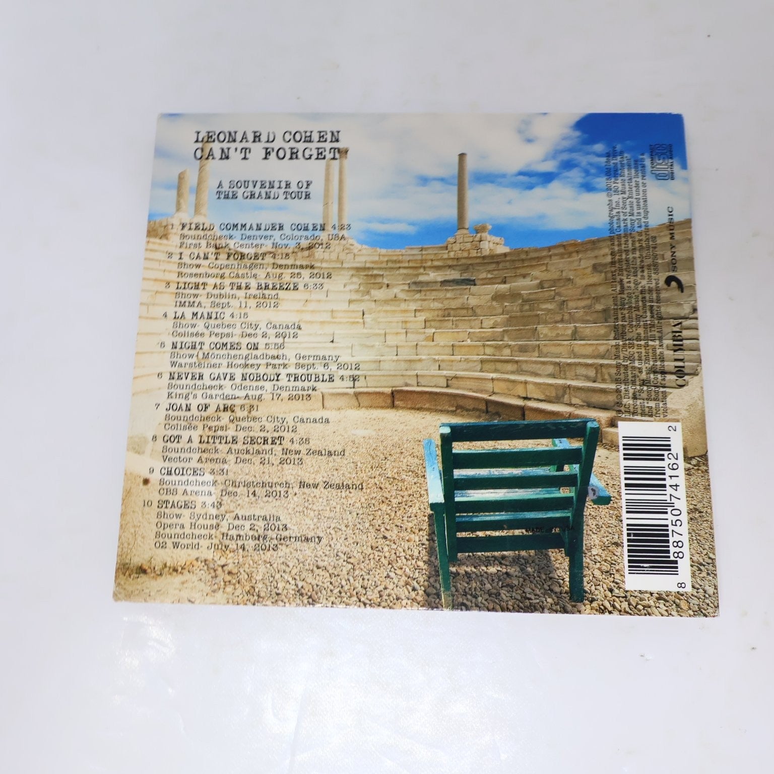 Leonard Cohen 4 CD Lot Old Ideas/Ten New Songs/Can't Forget/Popular Problems