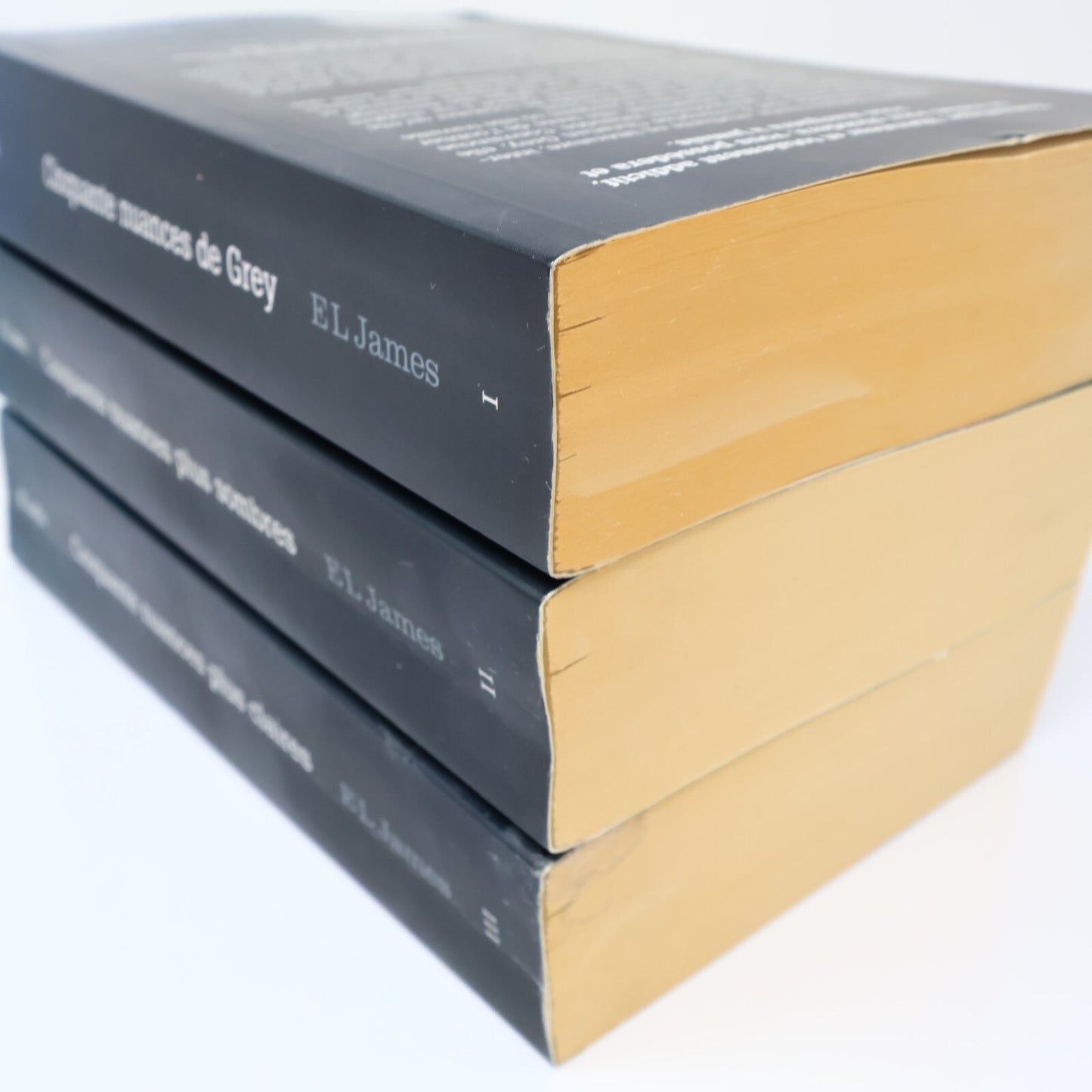 Cinquante Nuances de Grey/Plus Sombres/Plus Claires Lot 3 Livres E. L. James PB