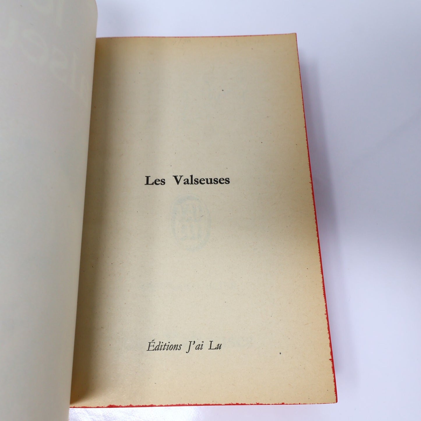 Les Valseuses Bertrand Blier J'ai Lu 1977 Humour Crime Film Français Paperback