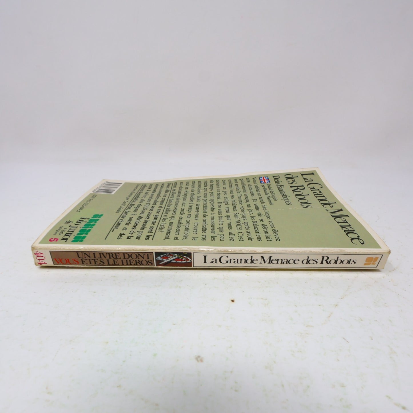 1987 La Grande Menace des Robots Steve Jackson LDVELH Défis Fantastiques PB 80s