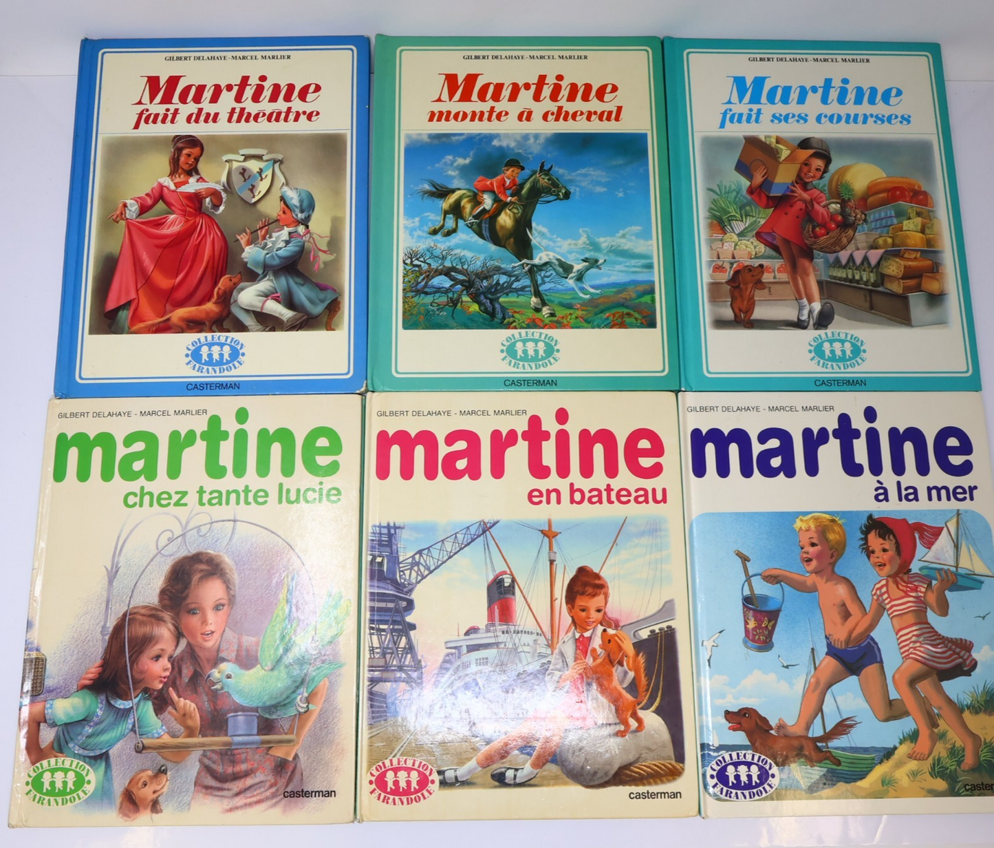 Martine/Jean-lou et Sophie Lot 30 Livres Enfants Casterman Delahaye/Marlier HC