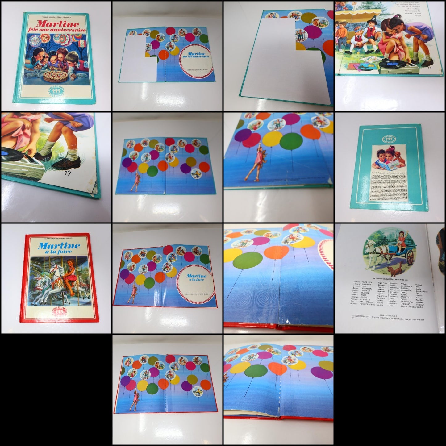 Martine/Jean-lou et Sophie Lot 30 Livres Enfants Casterman Delahaye/Marlier HC