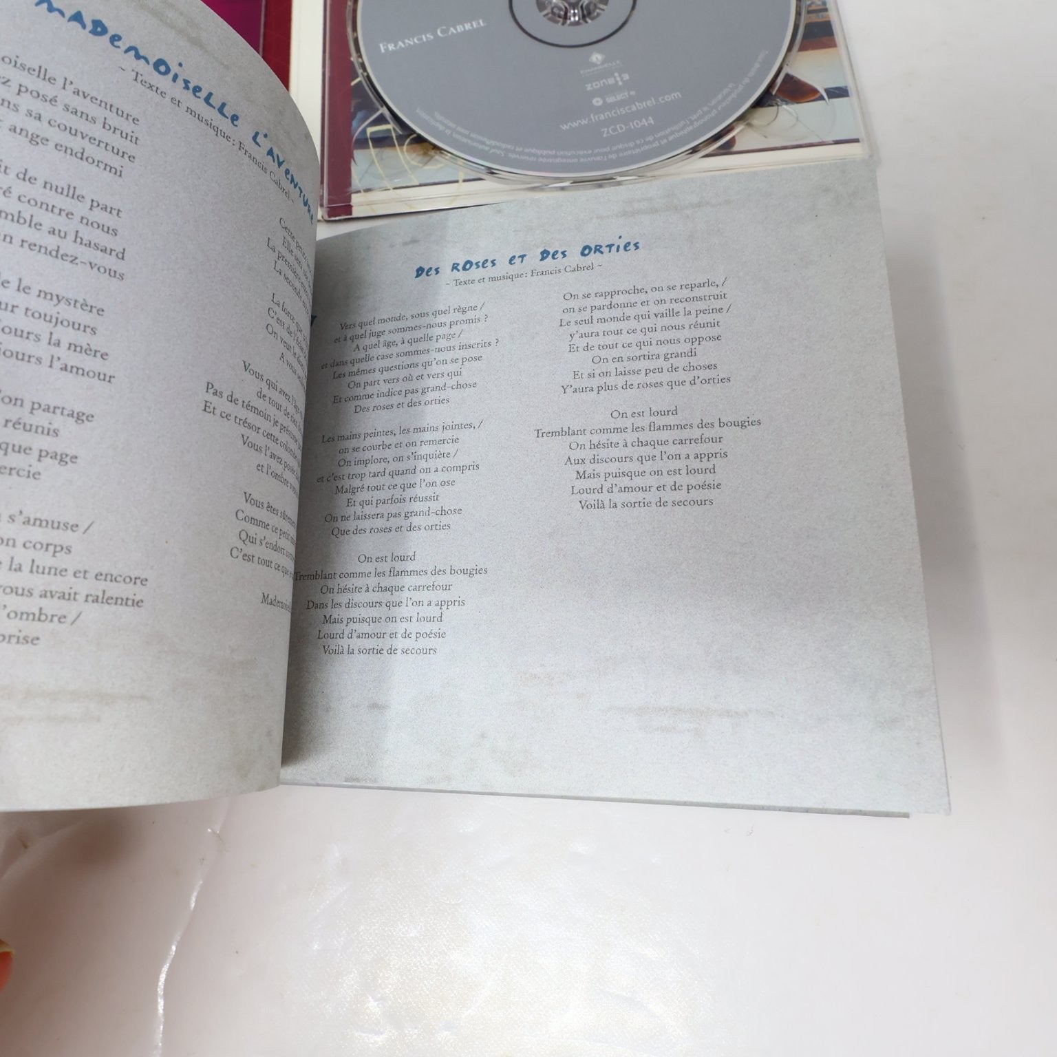 Francis Cabrel Lot 6 CDs Sarbacane/Hors-Saison/In Extremis/Beaux Dégâts Français