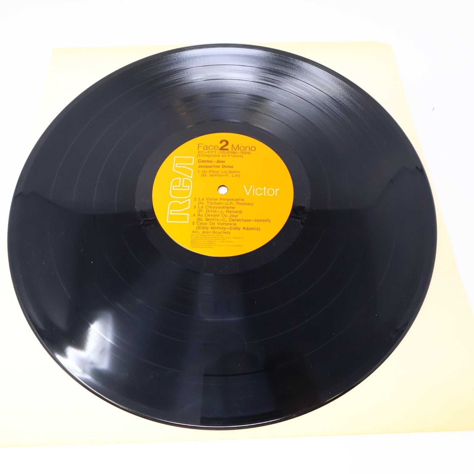 Jacqueline Dulac Lot 3 Disques Lorsqu'on Est Heureux/Contre-Jour/Besoin Autres