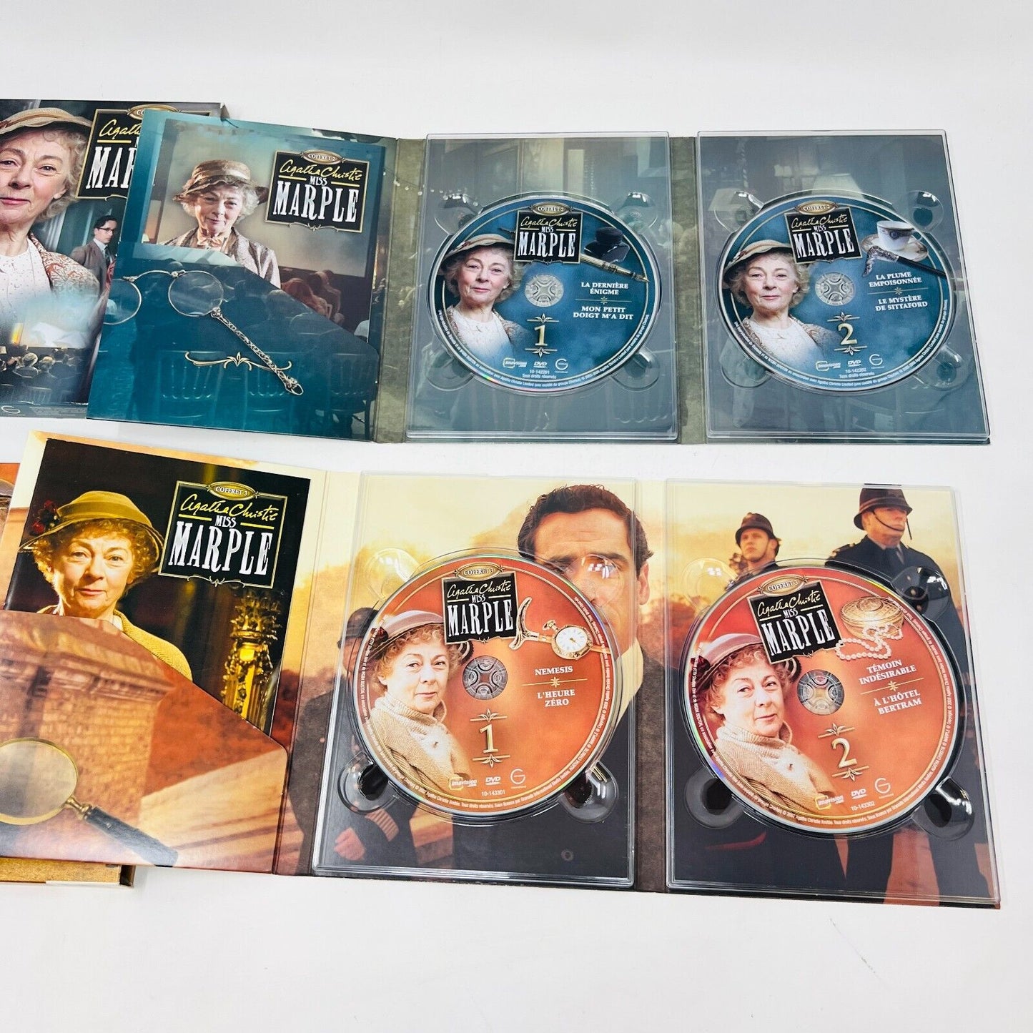Agatha Christie Miss Marple Coffrets #2-3-4 DVD Français/French NTSC Lot Testés