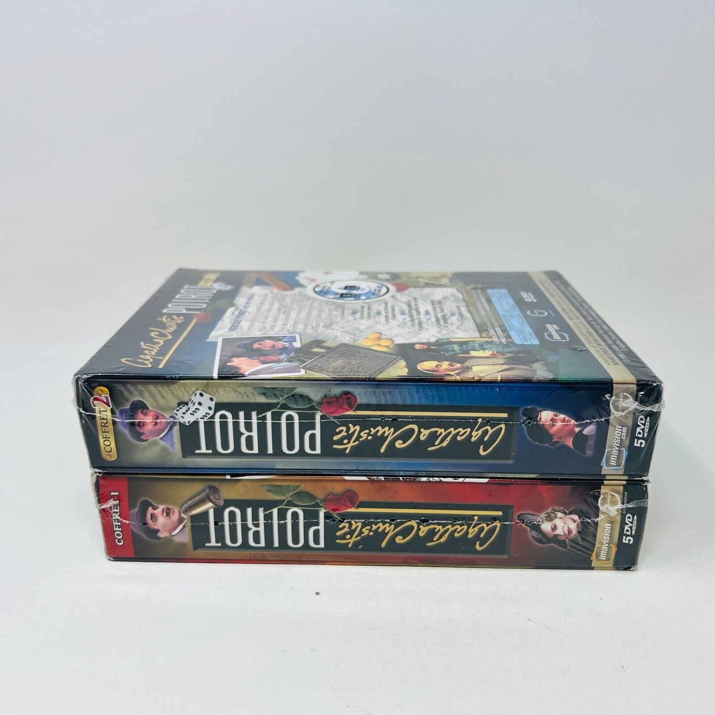 Agatha Christie Poirot Coffrets #1-2 Lot de DVD Scellés en Français/French NTSC