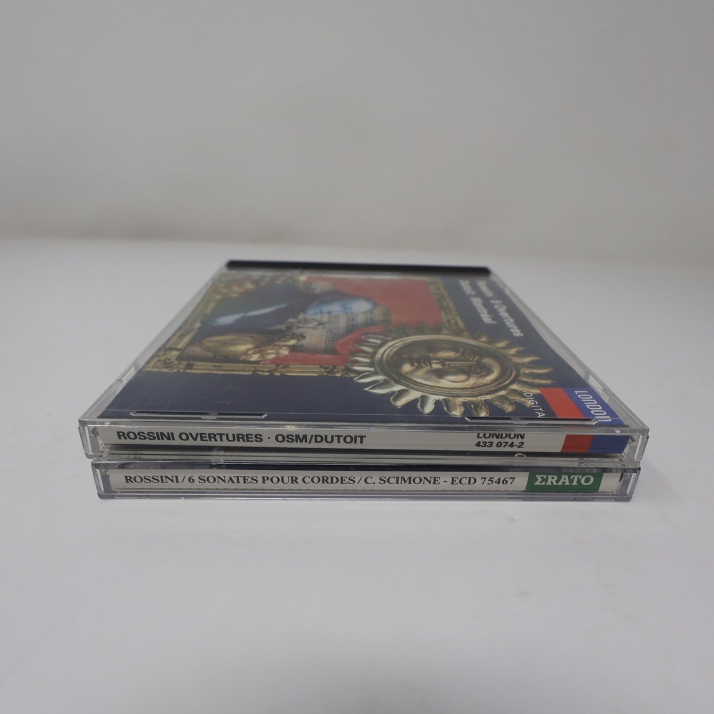 Rossini 2 CD Lot 8 Overtures/6 Sonate a Quattro Charles Dutoit/Claudio Scimone