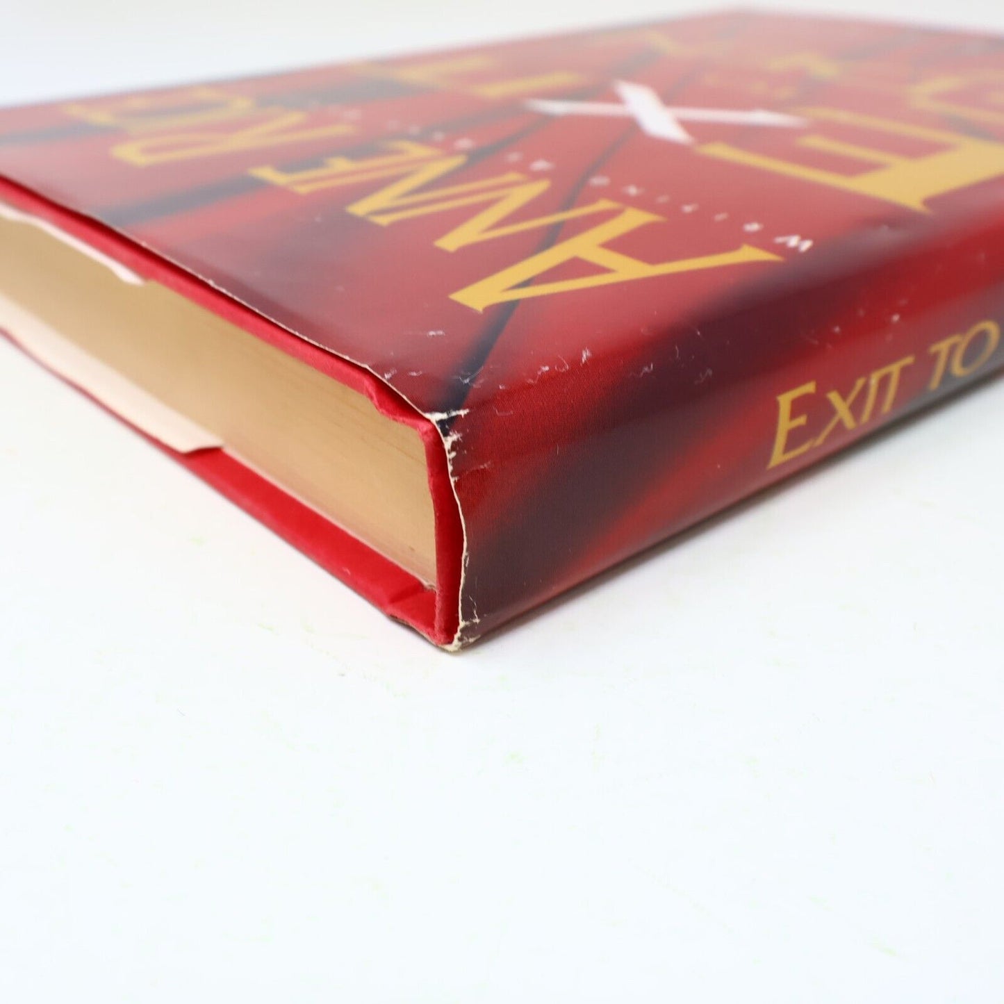 1985 Exit to Eden by Anne Rice as Anne Rampling Hardcover HC DJ Morrow 80s