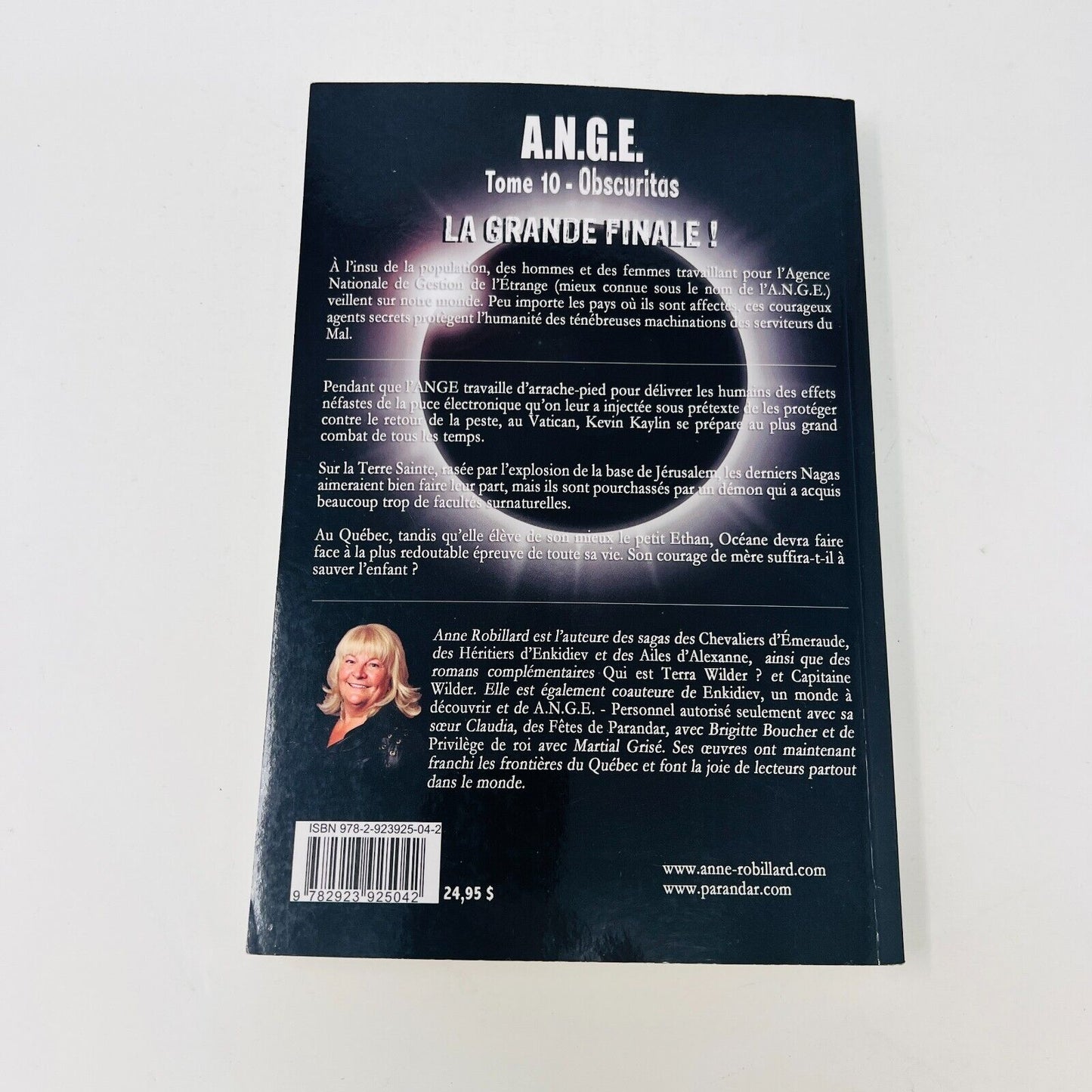 A.N.G.E #1-10 Série Complète Anne Robillard Antichristus Ange Lot de 10 Livres