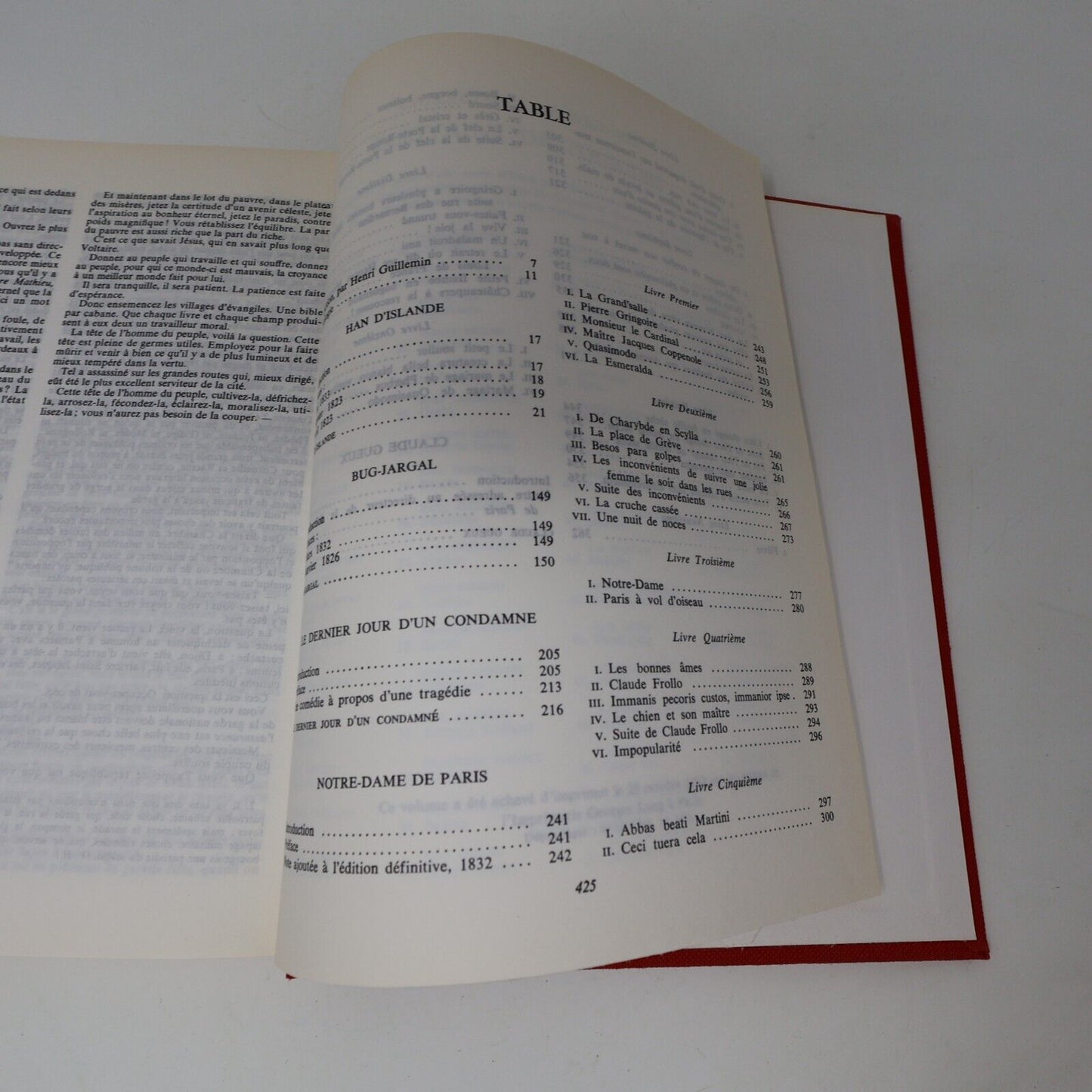 1963 Victor Hugo Romans L'Intégrale #1-3 Lot 3 Livres Littérature Seuil French