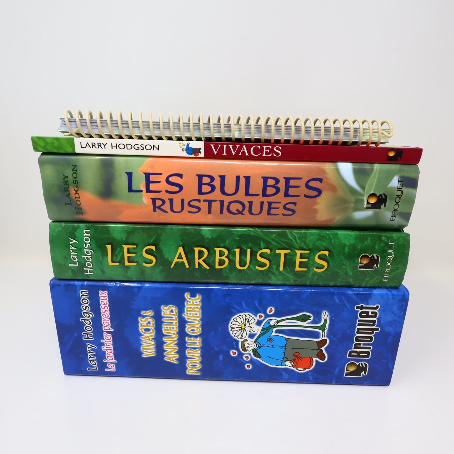 Le Jardinier Paresseux Lot 5 Livres Larry Hodgson Arbustes/Annuelles/Vivaces