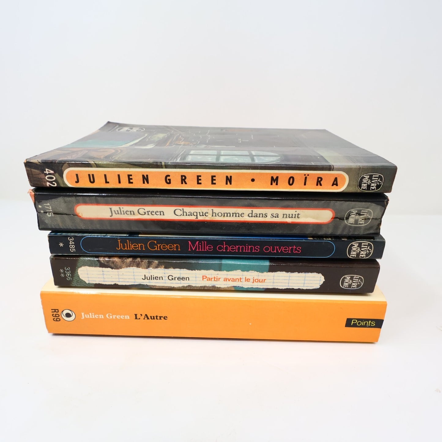 Julien Green Lot 5 Livres L'Autre/Moïra/Partir Avant le Jour Roman France French