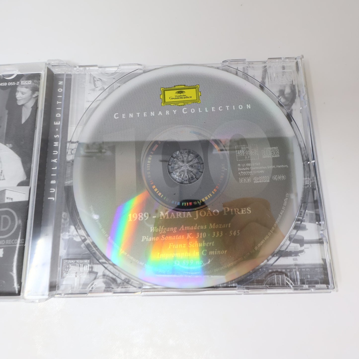 1989 Maria Joao Pires Mozart Schubert Piano CD Deutsche Grammophon 90s