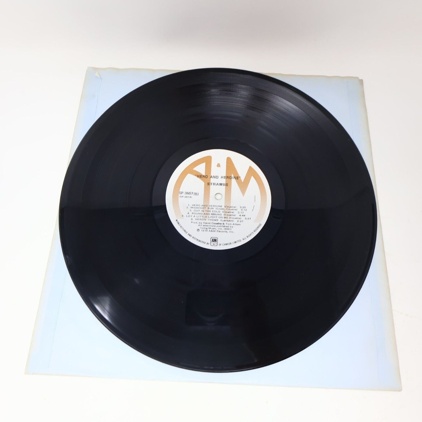 Strawbs Hero And Heroine LP Record Vinyl 1974 Canada A&M Records SP-3607 1970s