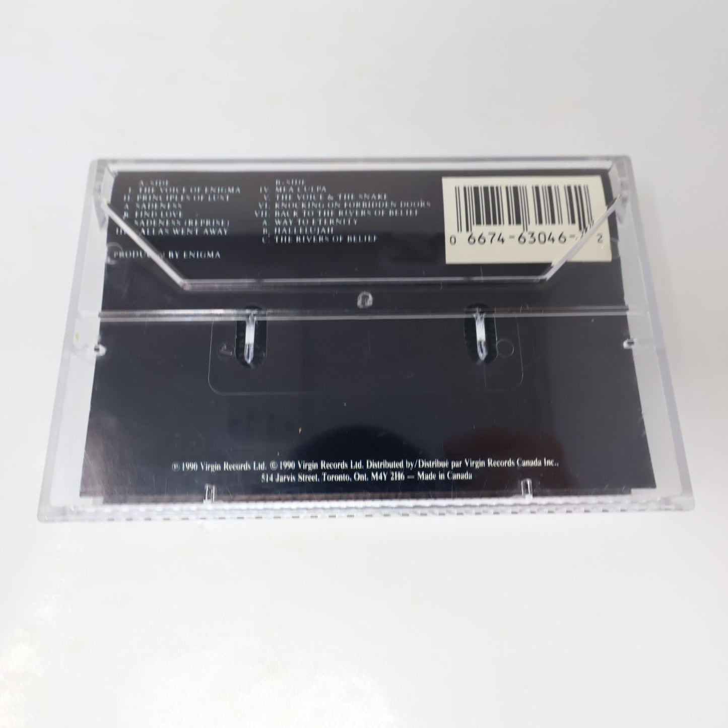 Enigma MCMXC a.D. Cassette Principles Of Lust/Sadeness/Mea Culpa/Hallelujah