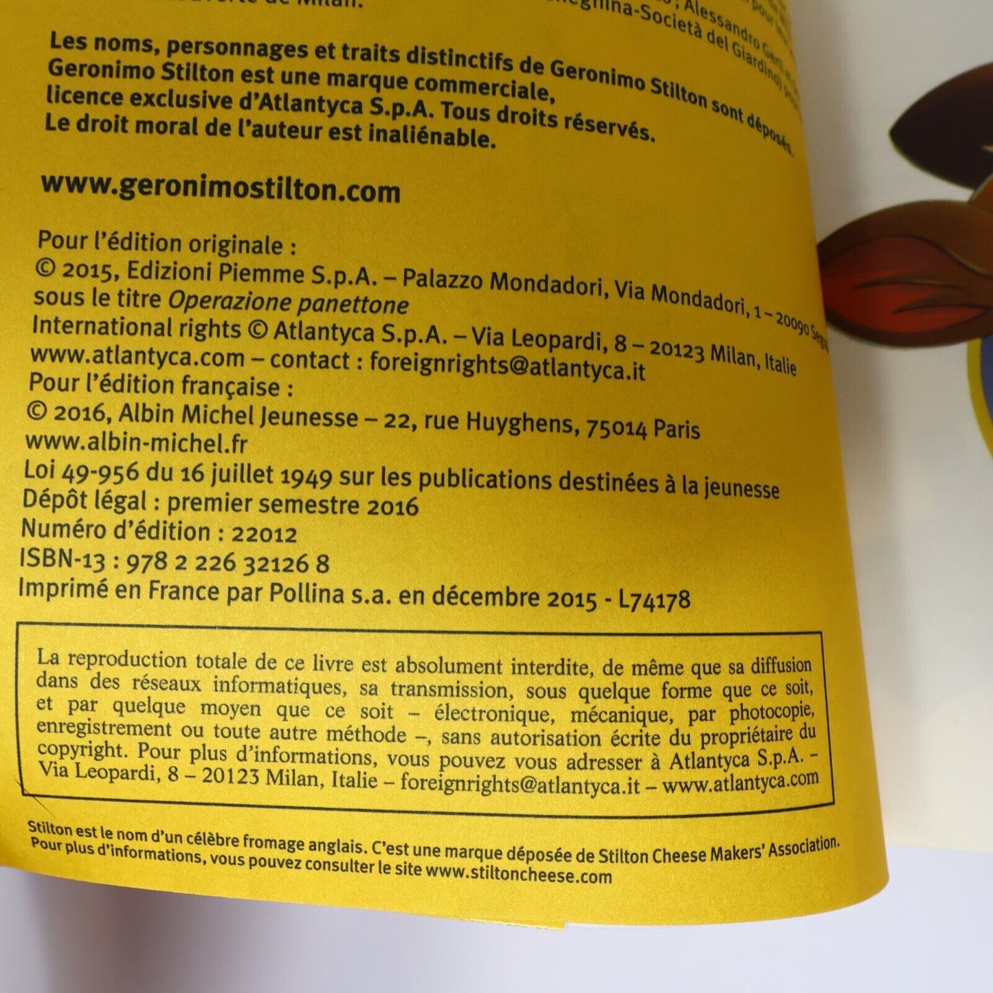 Lot 12 Livres Geronimo Stilton Albin Michel Français French Enfants Paperback PB