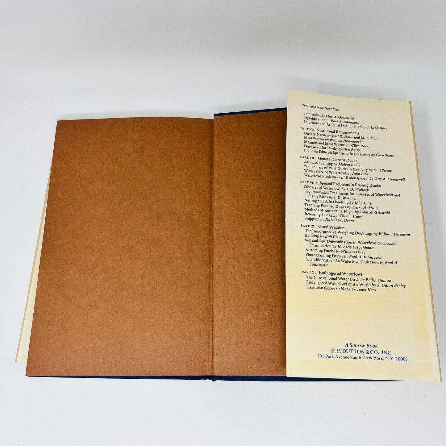 1974 Raising Wild Ducks in Captivity by Dayton O. Hyde Hardcover DJ Dutton IWWA