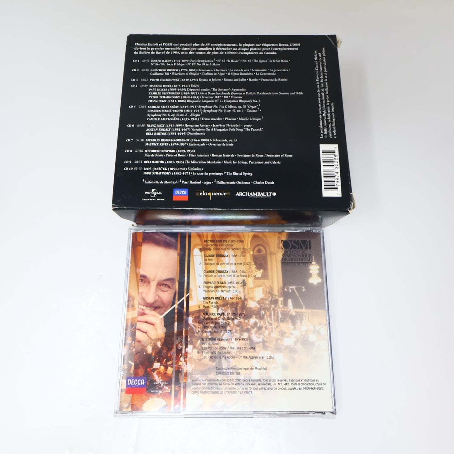 Charles Dutoit Lot 2 CD Dutoit-Montréal Chez Decca 20 Ans Déjà/Les Années Dutoit