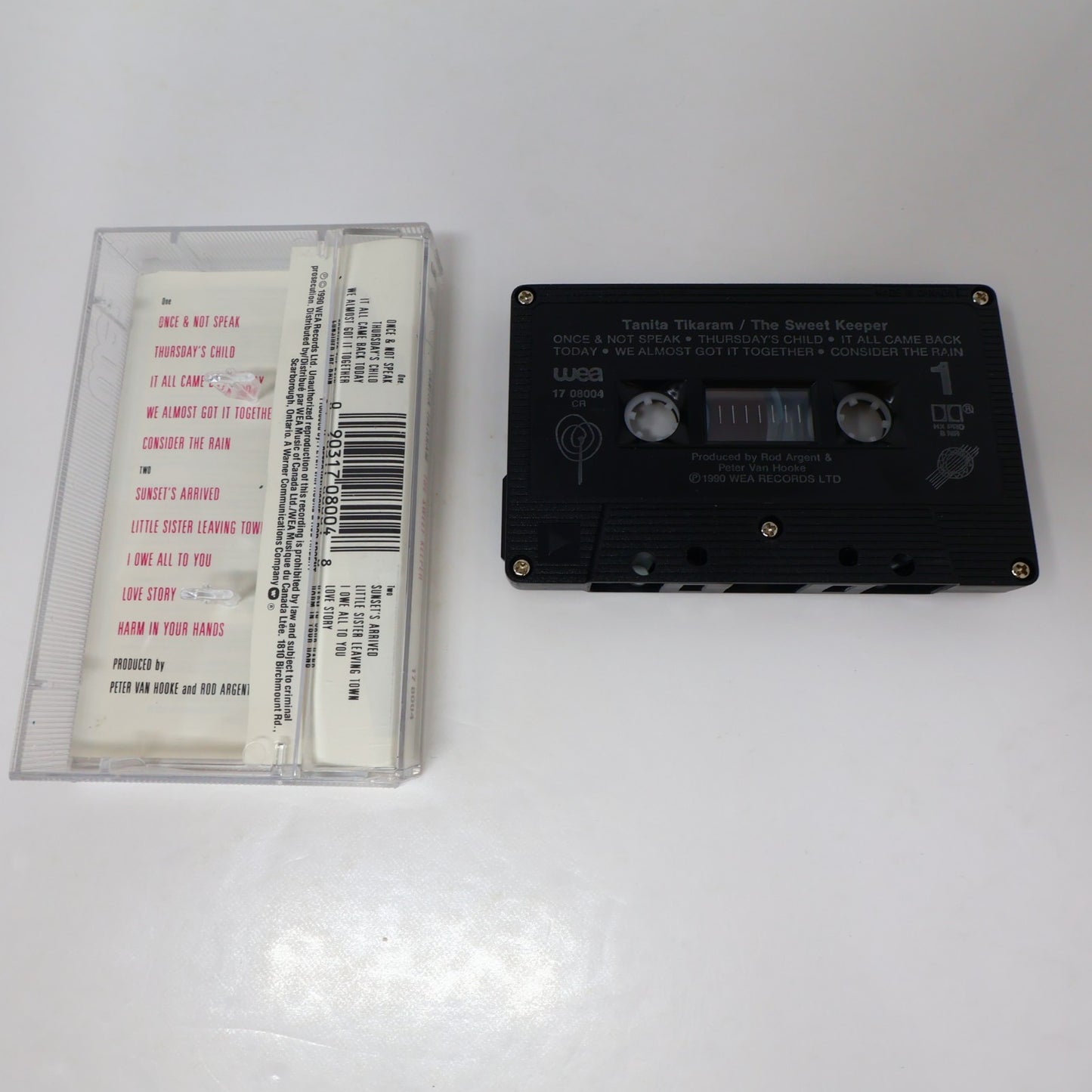 Tanita Tikaram 2 Cassettes Lot The Sweet Keeper/Ancient Heart WEA Rock/Pop