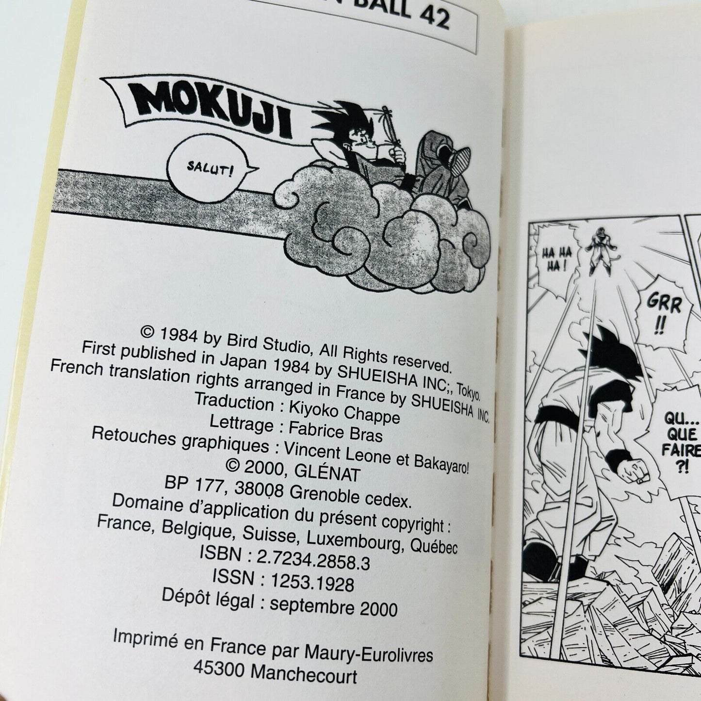 6x Dragon Ball Glénat #37-42 Lot Mangas Akira Toriyama Kaio Shin 90-2000s French