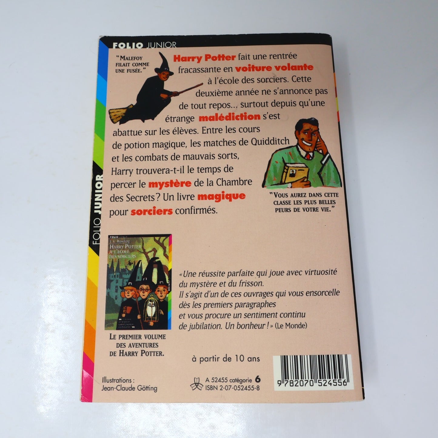 Harry Potter et la Chambre des Secrets Livre Première Édition Illustrée Mar 1999