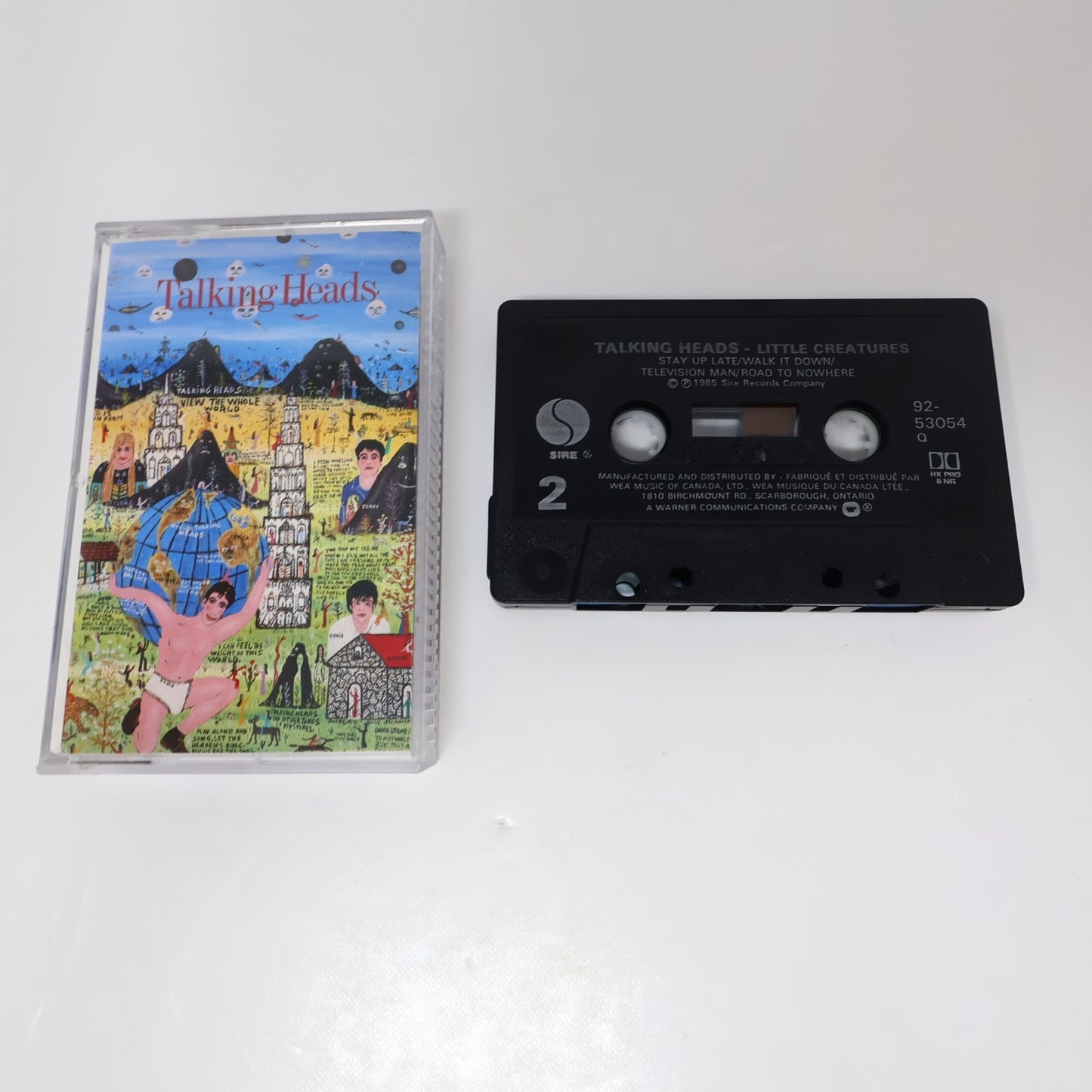 Talking Heads Little Creatures Cassette Road to Nowhere 1985 Sire 92 53054
