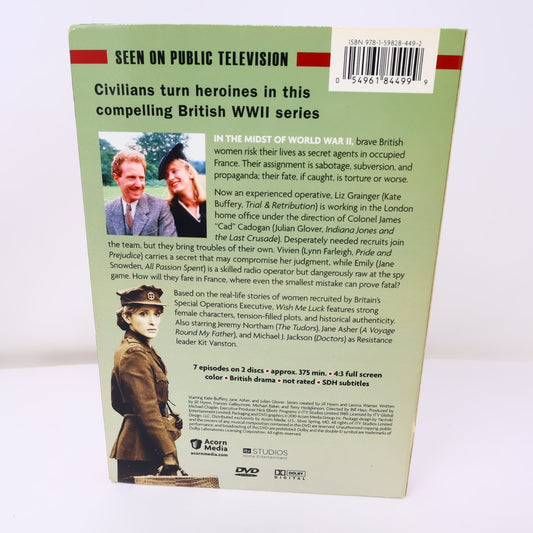 Wish Me Luck Series 2 DVD British WWII Drama Kate Buffery/Jane Asher NTSC Acorn