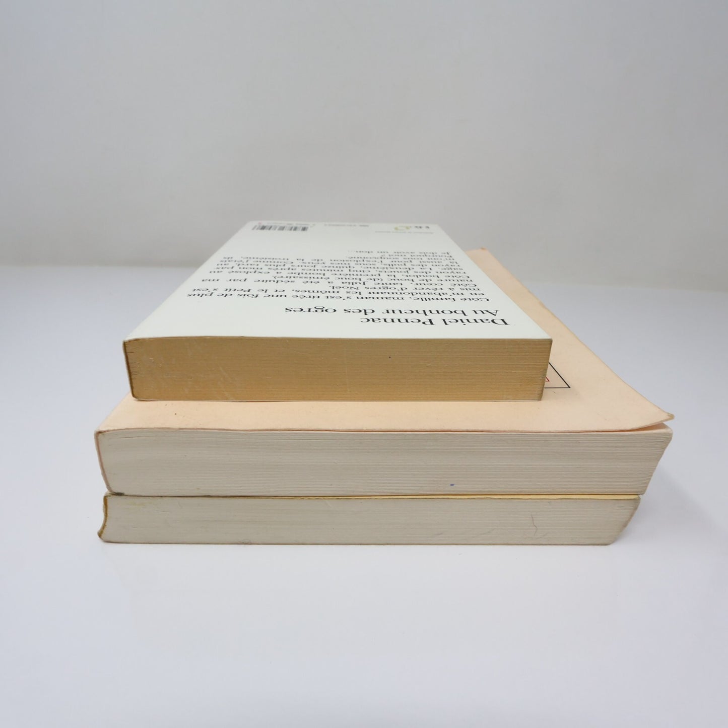 Daniel Pennac Lot 3 Livres Comme un Roman/Chagrin d'École/Au Bonheur des Ogres