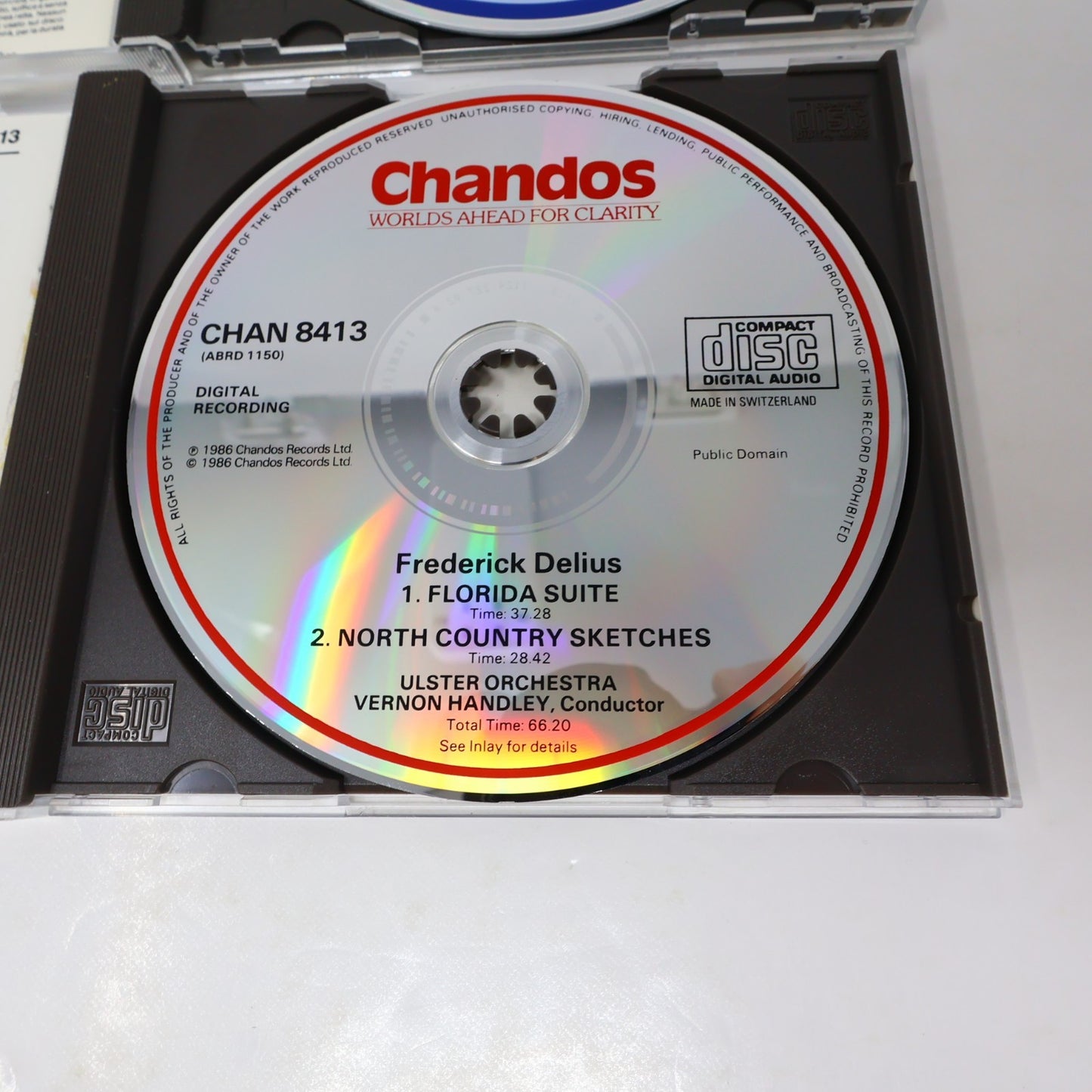 Frederick Delius 2 CD Lot Violin Concerto/Suite/Legende/Florida Suite V. Handley