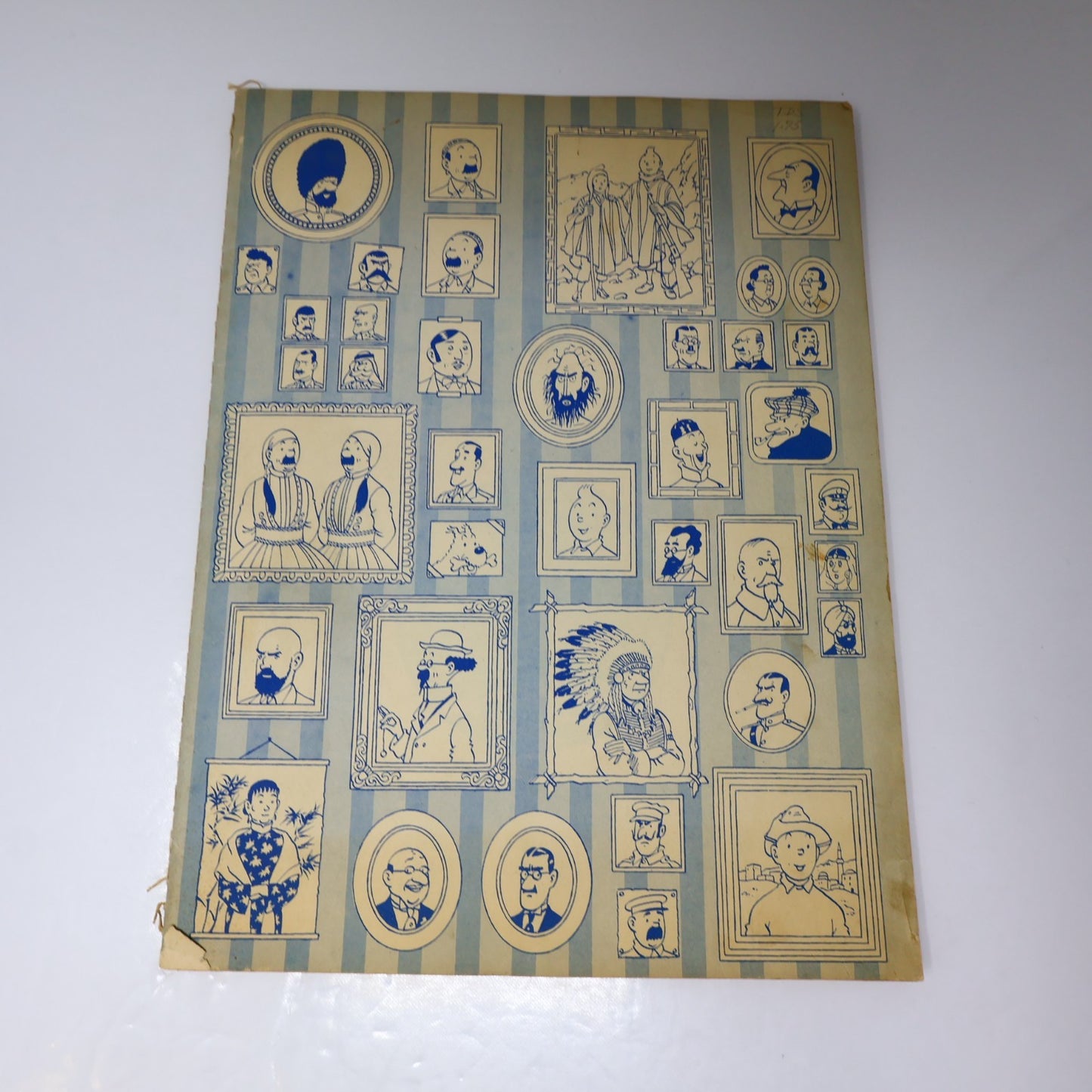 Tintin Coke en Stock Hergé Casterman 1958 B24 EO 19' Belge Couverture Manquante