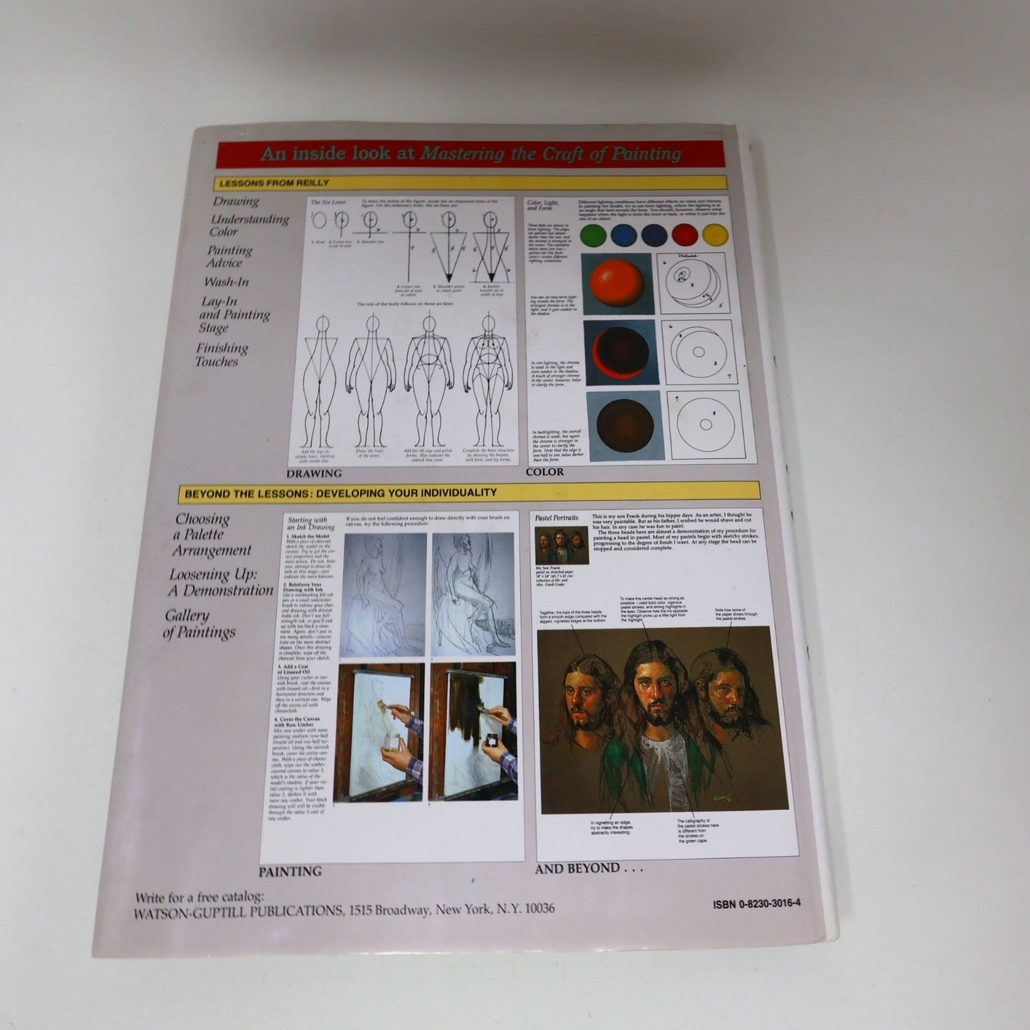 1985 Mastering the Craft of Painting Angelo John Grado Arts 1st Print Hardcover