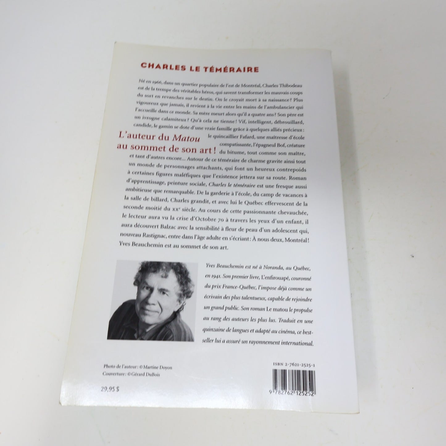 Charles le Téméraire #1-3 Série Complète Lot 3 Livres Yves Beauchemin Français