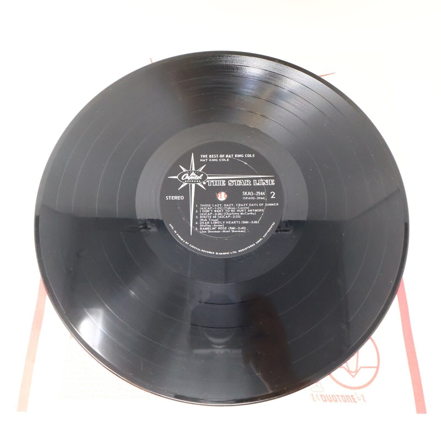 The Best Of Nat King Cole Vinyl LP Record SKAO 2944 L-O-V-E Sweet Lorraine