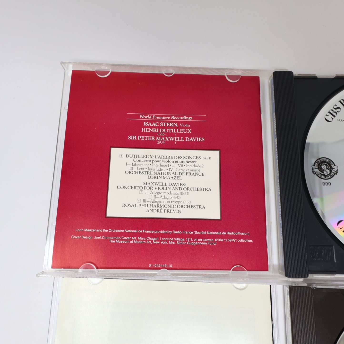 Henri Dutilleux 2 CD Lot L' Arbre Des Songes/Symphonie #1 Lorin Maazel/Previn