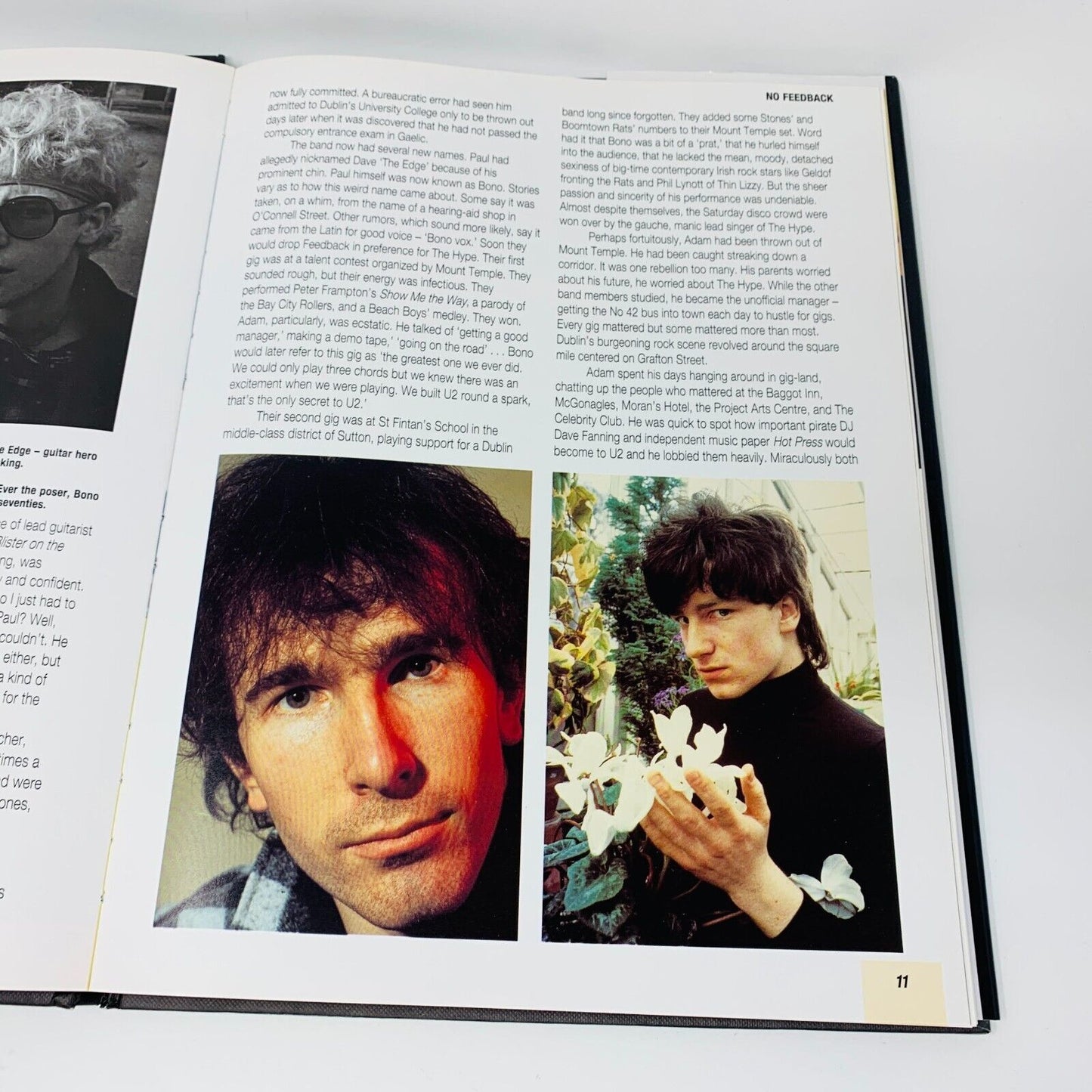 1993 U2 Bison Books Hardcover DJ Jackie Shirley Band Group Show Pictures Story