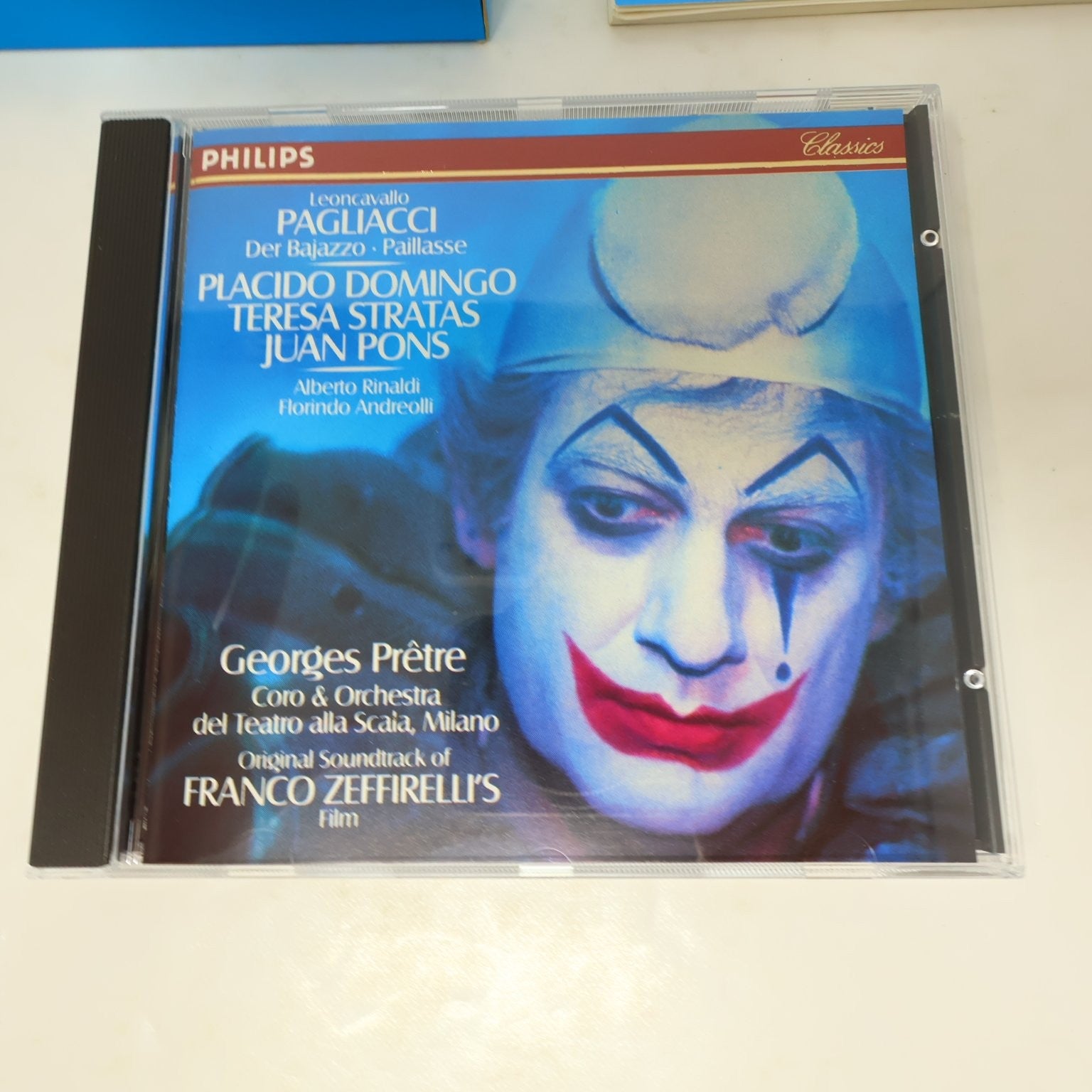Leoncavallo Pagliacci CD 1983 Georges Prêtre Philips Classics Domingo/Stratas