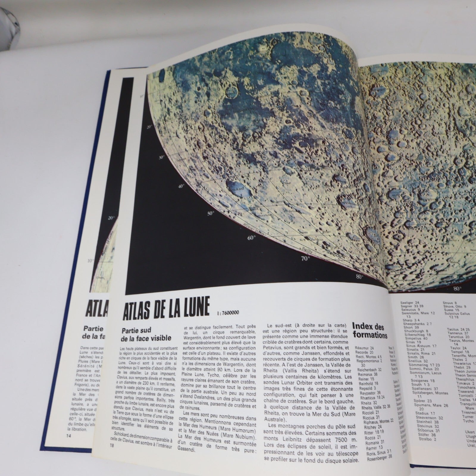 Atlas de la Conquête de la Lune Patrick Moore 1969 Payot Français Livre 60s HC