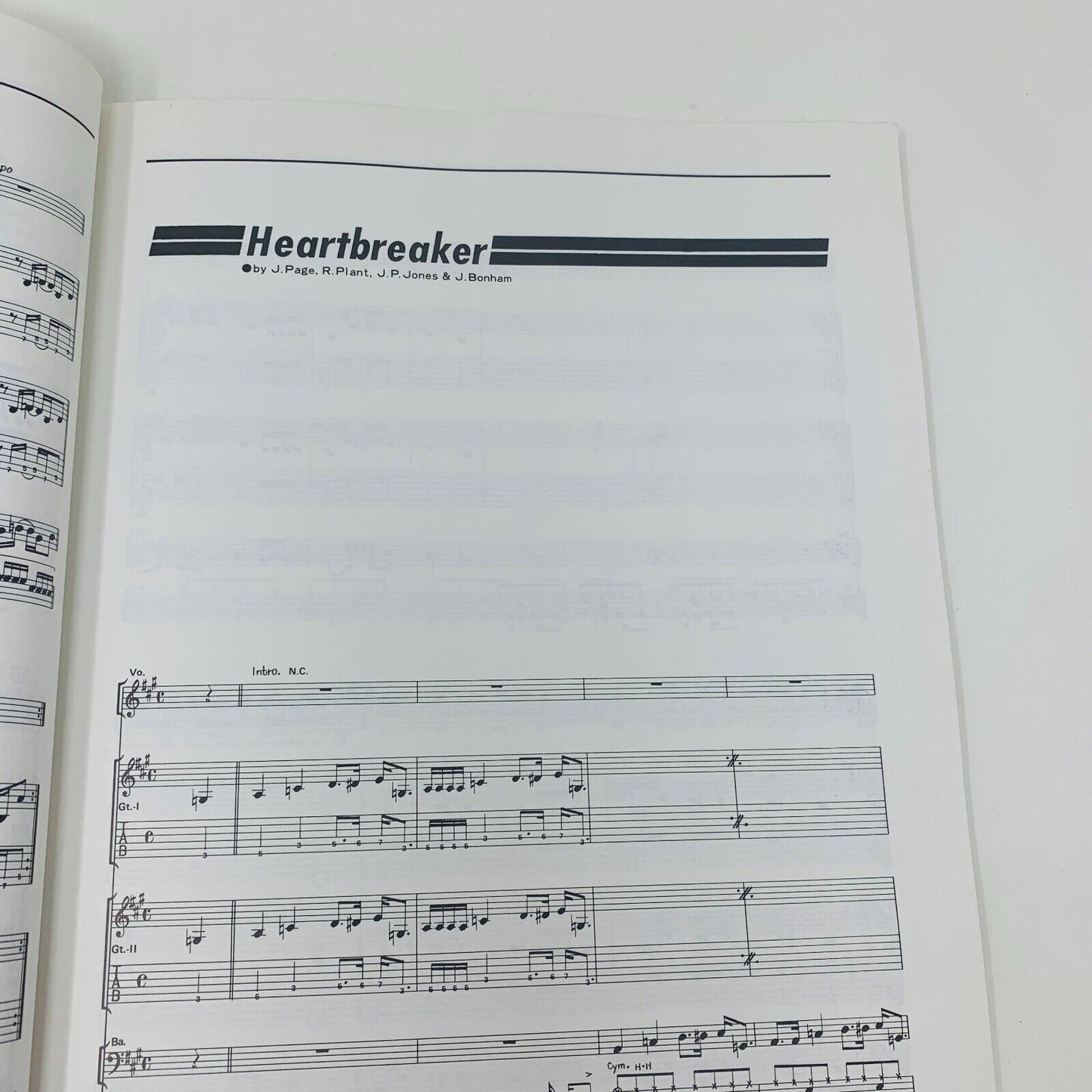 1988 Led Zeppelin Off The Record Songbook Sheet Music Jimmy Page Robert Plant
