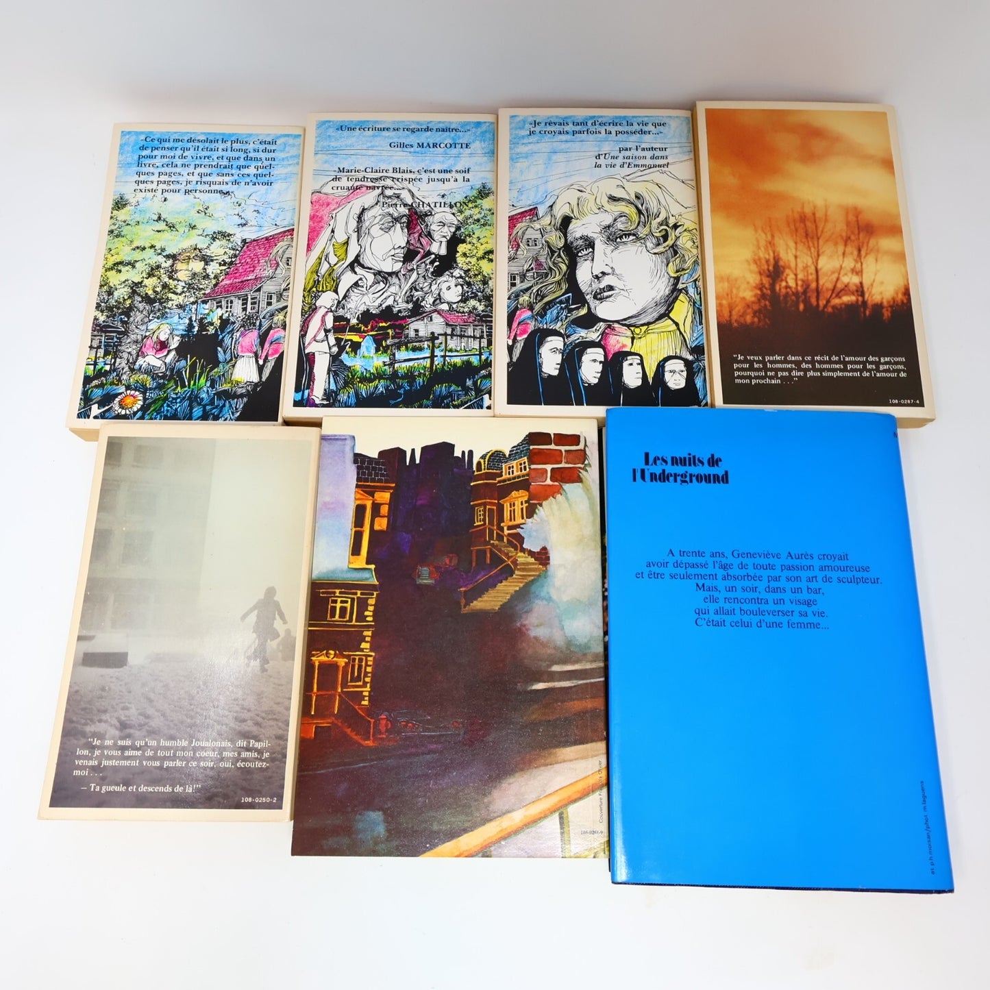 Marie-Claire Blais Lot 7 Livres Le Sourd dans la Ville/Loup/Apparences Français
