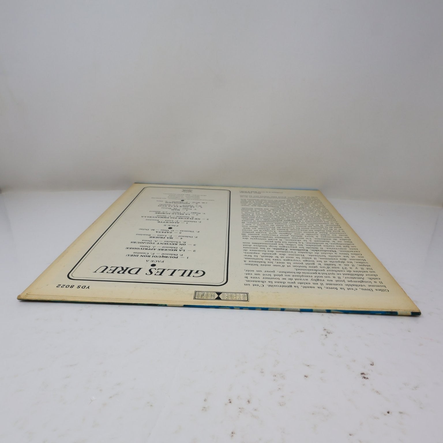 Gilles Dreu - Pourquoi Bon Dieu LP Record 1968 Jupiter French Chanson YDS 8022