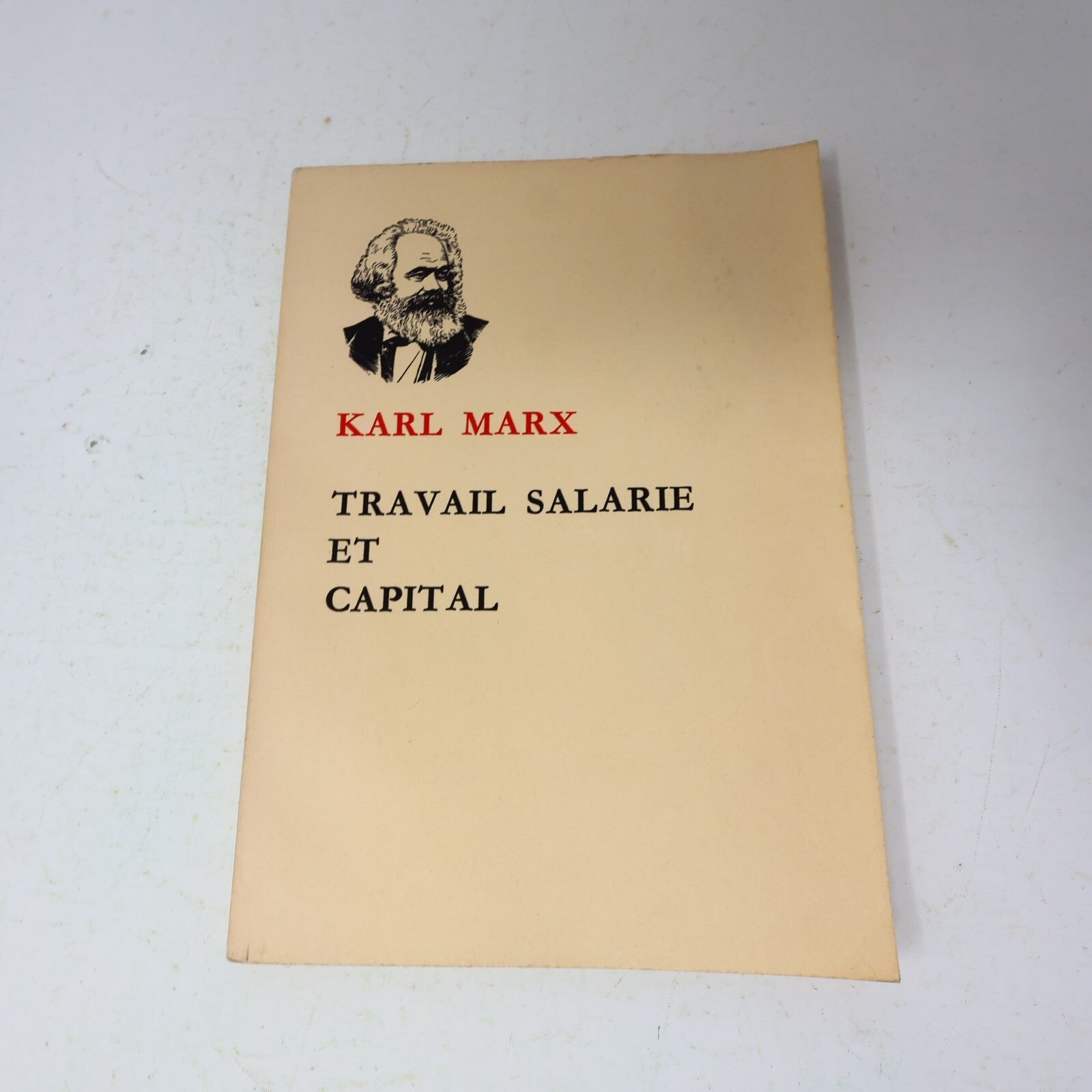Karl Marx Lot 2 Livres Salaire Prix et Profit/Travail Salarié et Capital 1970 PB