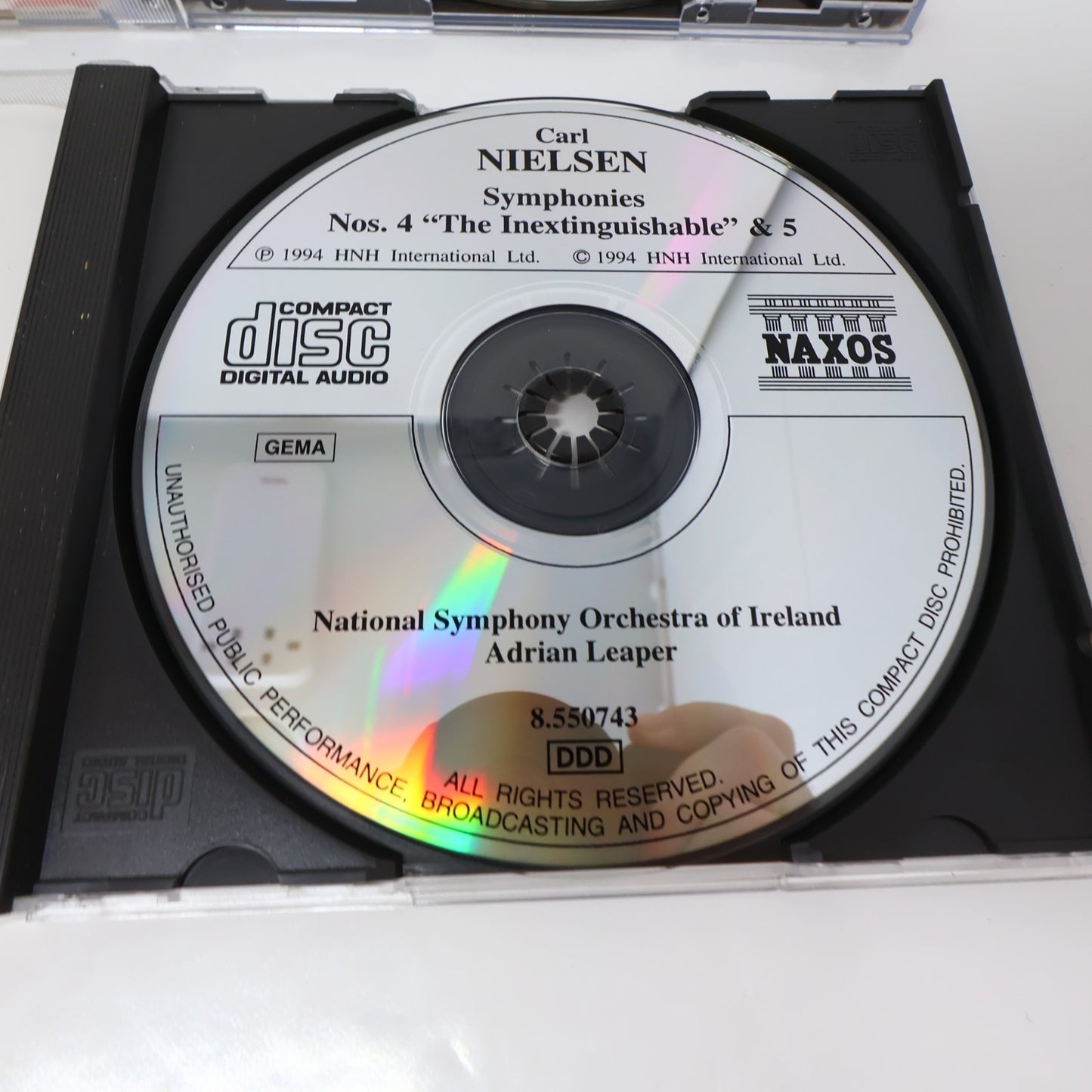 Carl Nielsen 8 CD Lot Symphony 2-3-4-5/Concertos Salonen/Chung/Leaper/Blomstedt