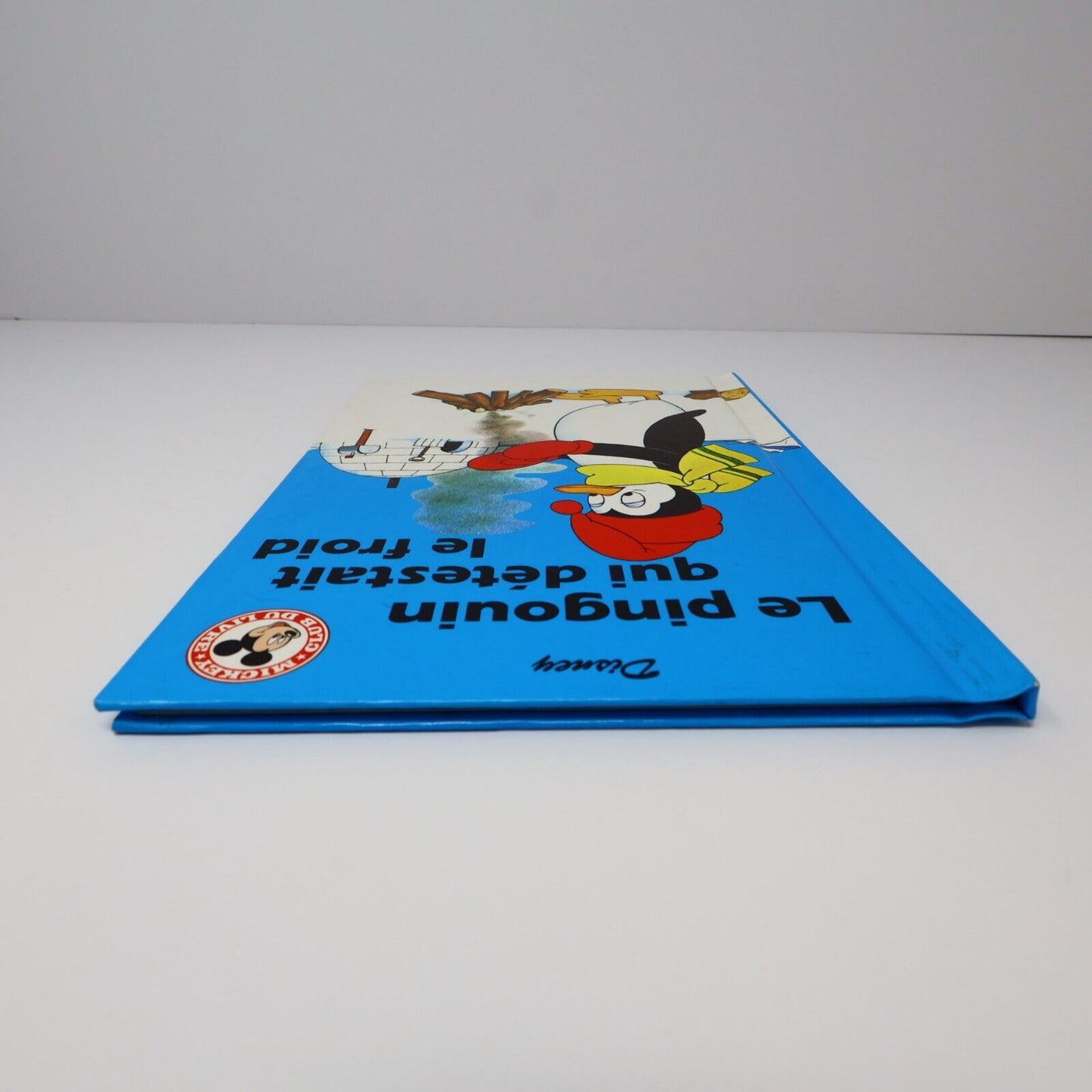1992 Le Pingouin qui Détestait le Froid Club du Livre Mickey Disney Hardcover HC