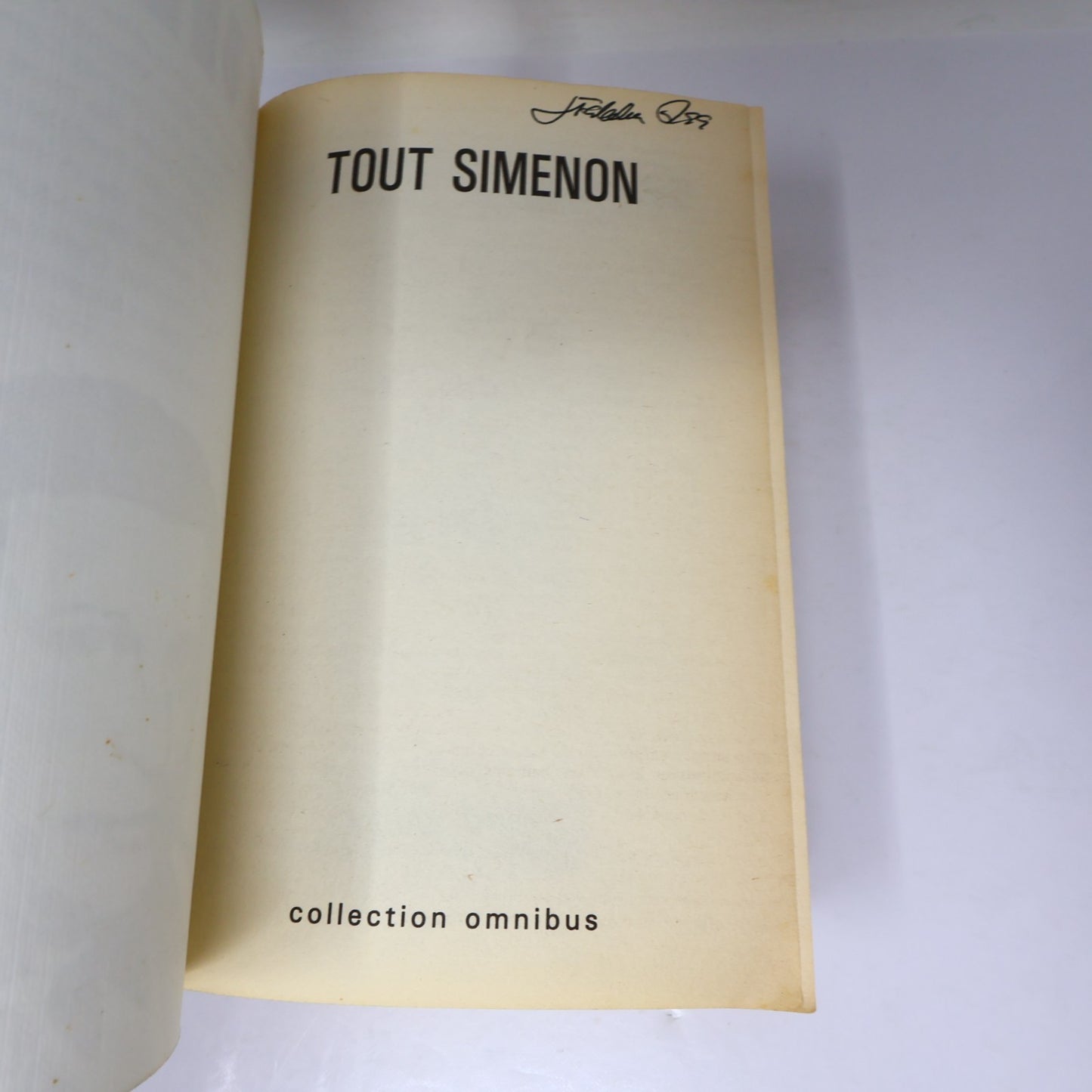 Tout Simenon #25 Georges Simenon Libre Expression Omnibus Littérature Française