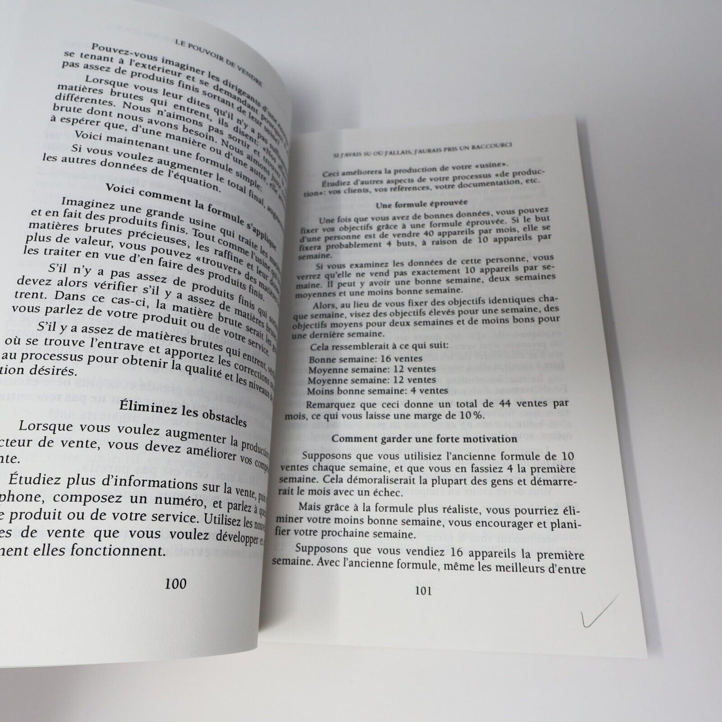 1990 Le Pouvoir de Vendre de Jose Silva Paperback PB Un Monde Différent Vente