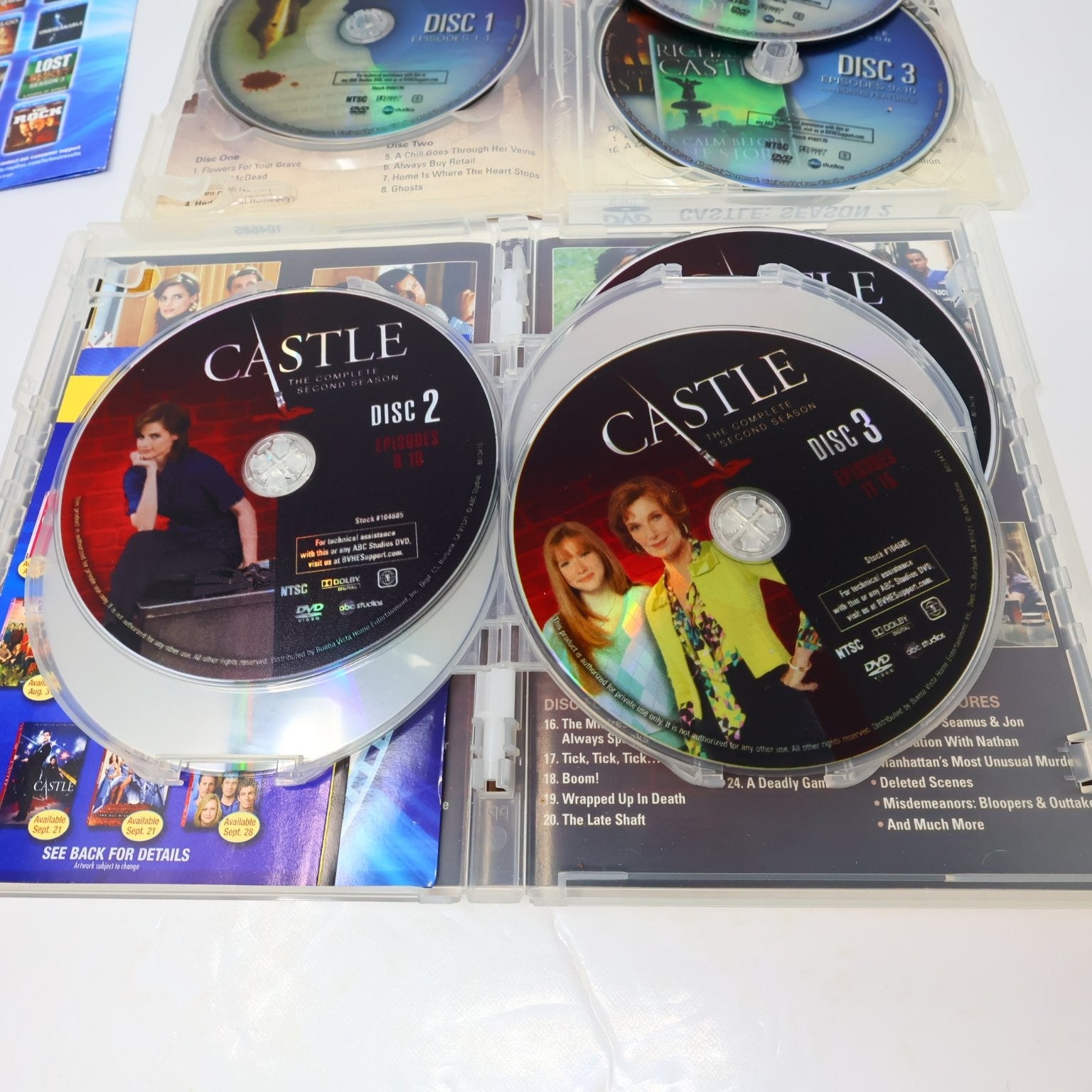 Castle 6 DVD Lot Seasons #1-6 2009-2014 Stana Katic Nathan Fillion NTSC Region 1