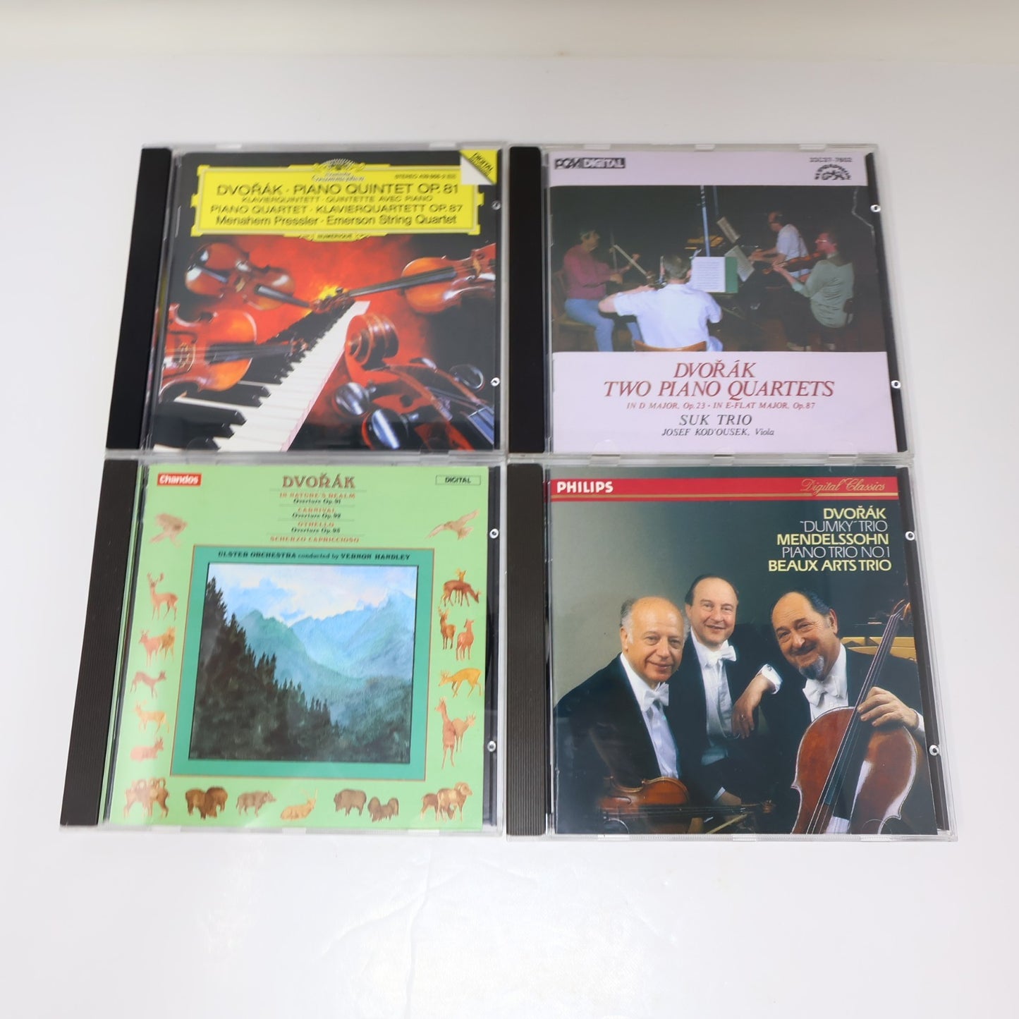Dvorak 10 CD Lot Piano Quintets/Symphonies 3 6 8/Serenade/Waldesruhe/Overtures