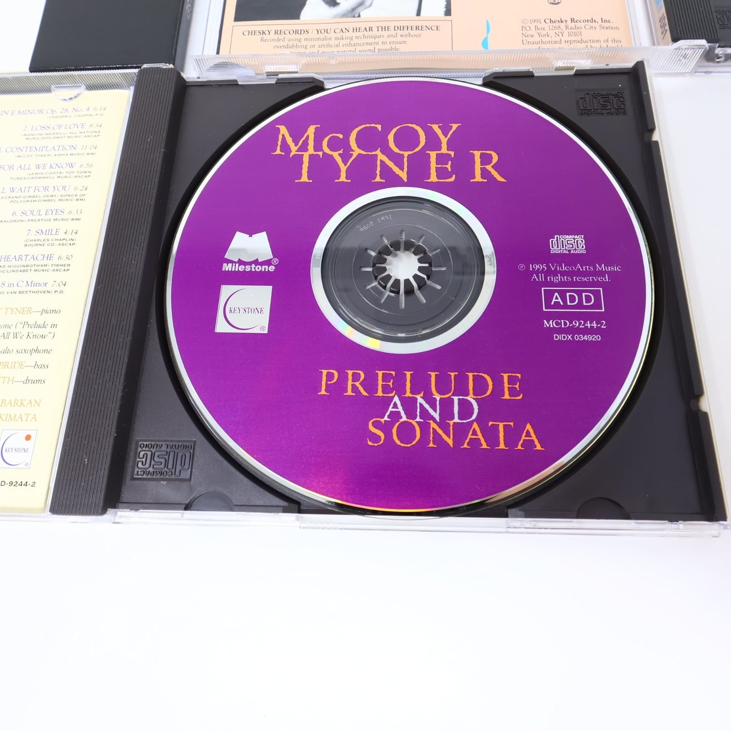 McCoy Tyner 3 CD Lot Plays Ellington/Prelude And Sonata/New York Reunion 90s
