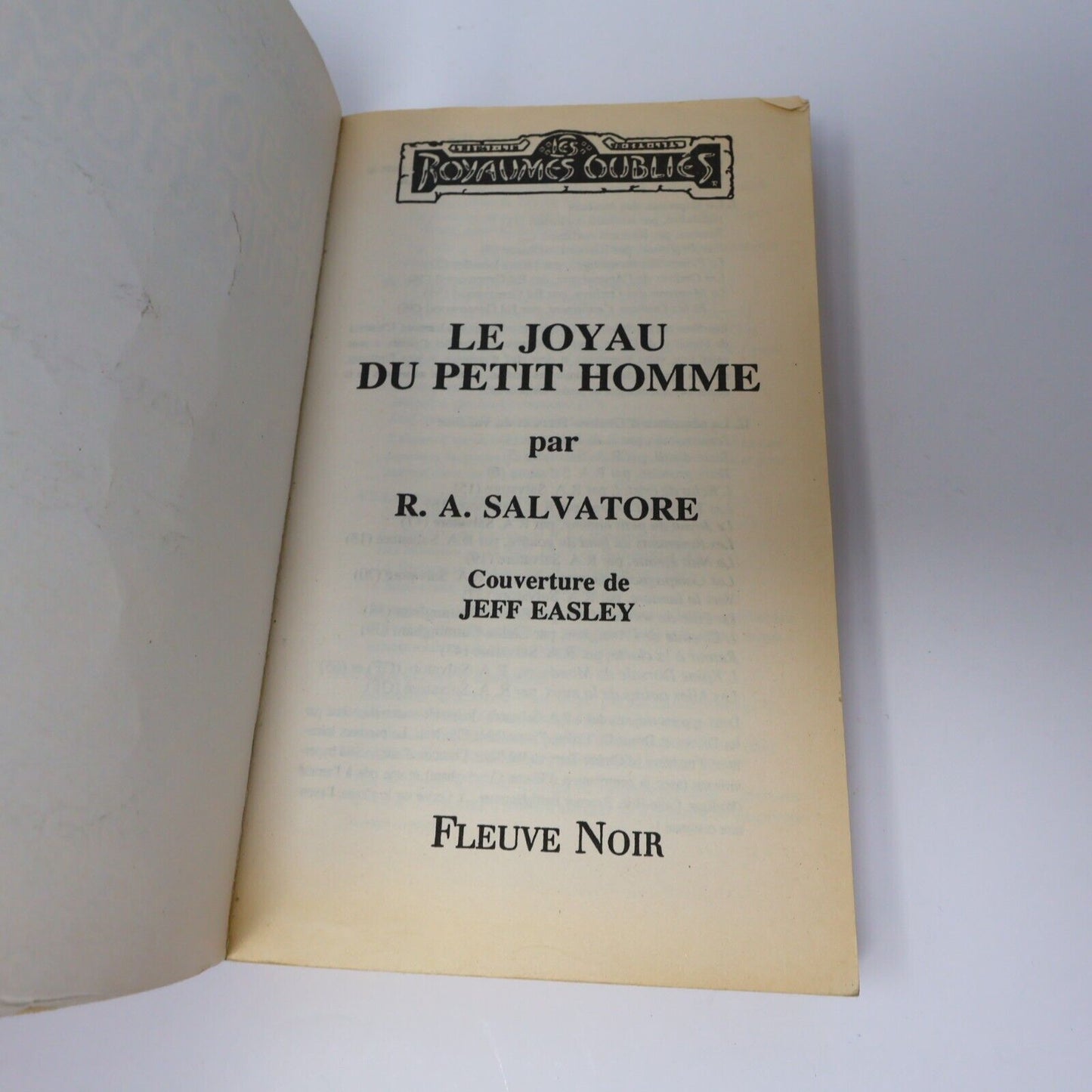 Lot 2 Livres Royaumes Oubliés #16-17 La Trilogie du Val Bise Fantasy Français PB
